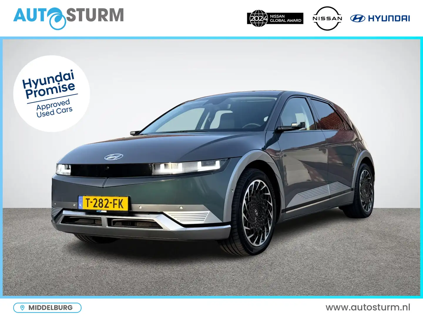 Hyundai IONIQ 5 Lounge AWD 77.4 kWh | Digitale Buitenspiegels(DSM) Groen - 1