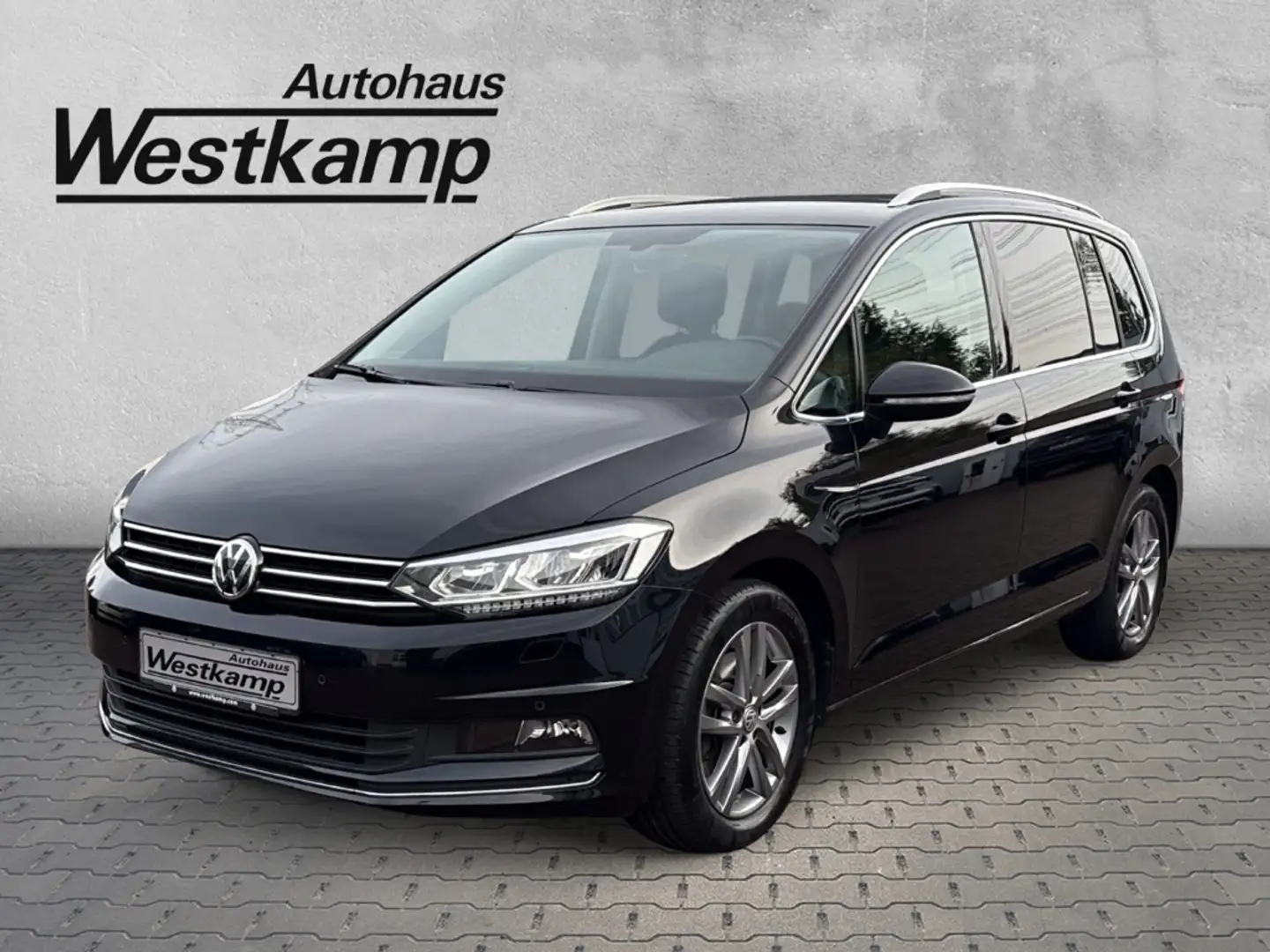 Volkswagen Touran Highline 1,5 TSI DSG 7-Sitze Led Navi Schwarz - 1