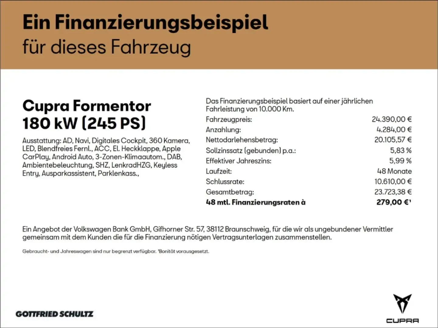 CUPRA Formentor 1.4 eTSI VZ DSG NAVI DCC ACC KAM LED SHZ PDC LM Weiß - 2