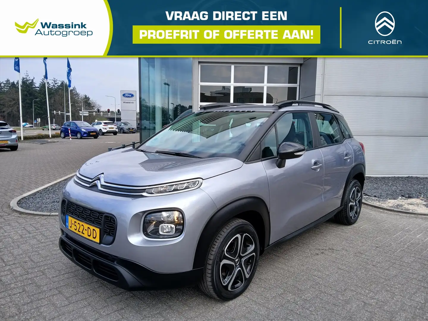 Citroen C3 Aircross 1.2 PureTech 110pk Feel | Airco | Navigatie | Park Gris - 1