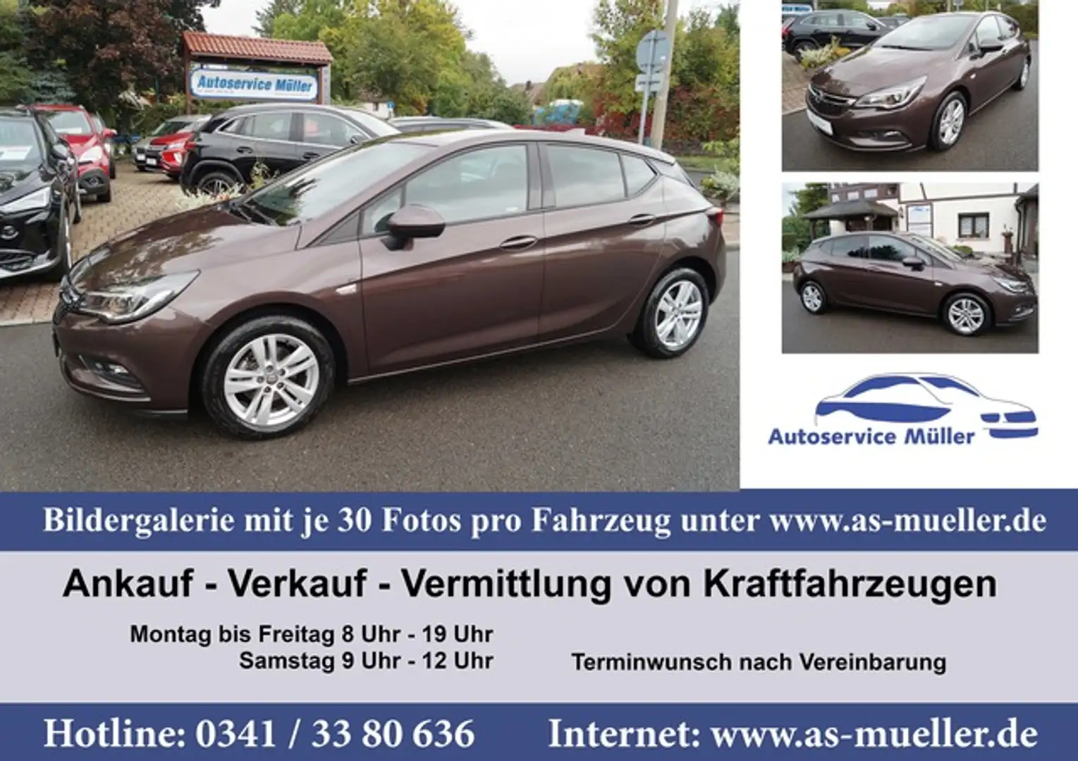 Opel Astra K 5türig Navi-CarPlay-PDC-Spurh-Absta Brun - 1