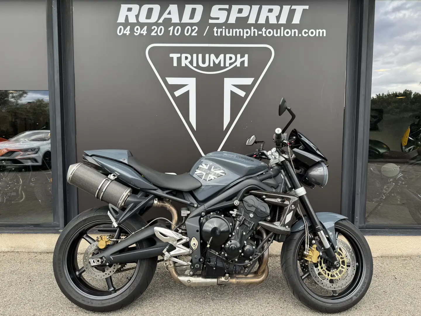 Triumph Street Triple 675 Gris - 1