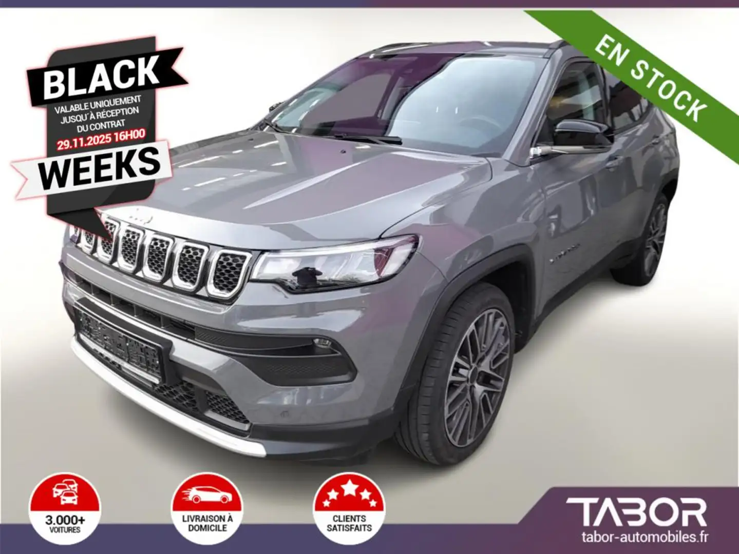 Jeep Compass 1.3 MultiAir 150 DCT Limited GPS Grau - 1