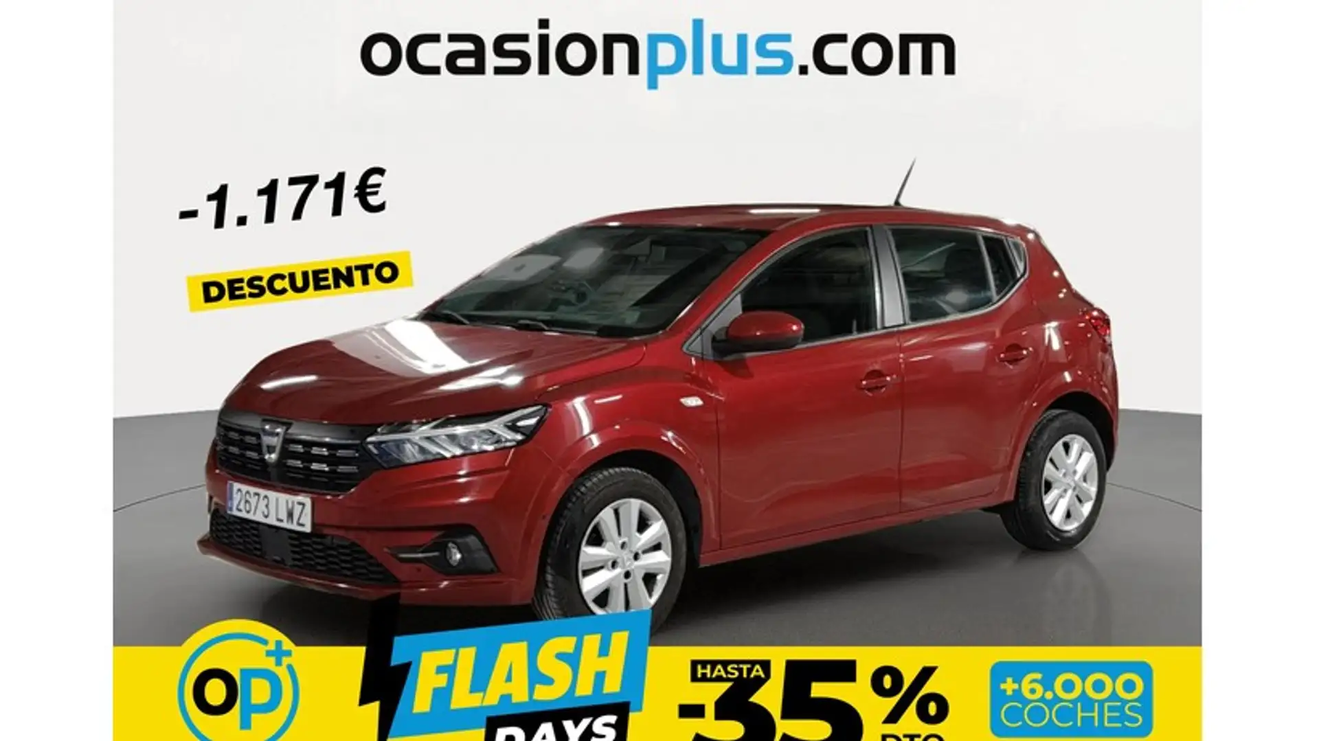 Dacia Sandero ECO-G Comfort 74kW Rot - 1