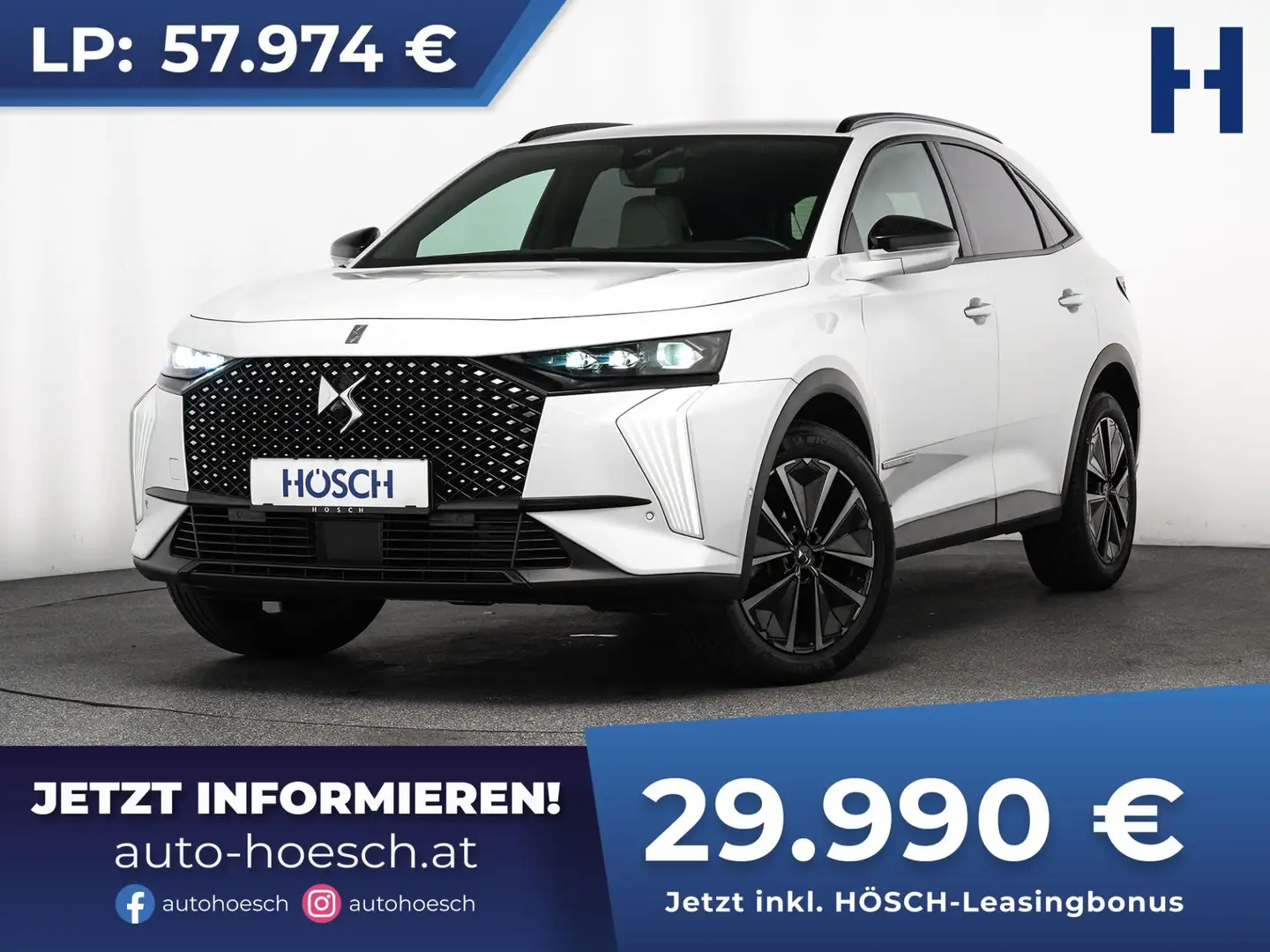 DS Automobiles DS 7 Crossback HDi 130 Esprit de Voyage LEDER AHK MASSAGE Weiß - 1