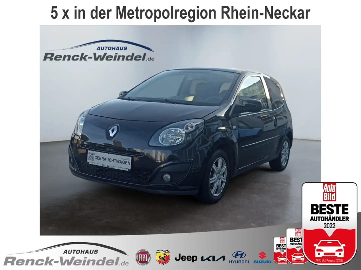 Renault Twingo Night & Day 1.2 El. Panodach SD GA Klima el.SP Pri Schwarz - 1