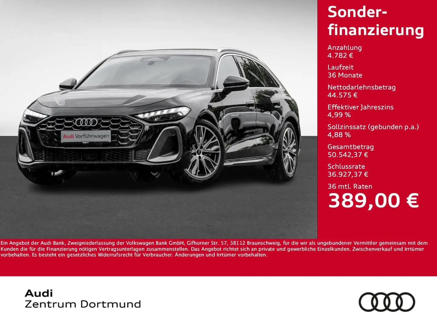 Audi A5 Avant S LINE CAM ACC LM19 E-KLAPPE NAVI Noir - 1