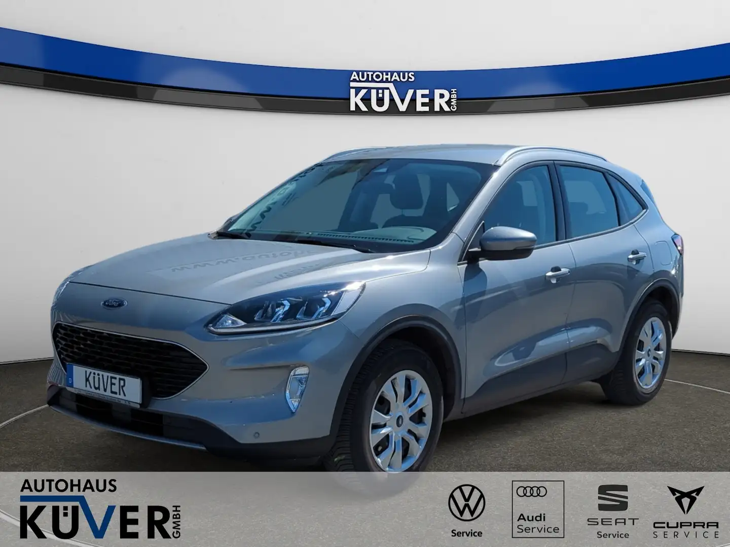 Ford Kuga 2,0 EcoBlue Aut. Navi+GRA+AHK+Shzg.+CarPlay Grau - 1