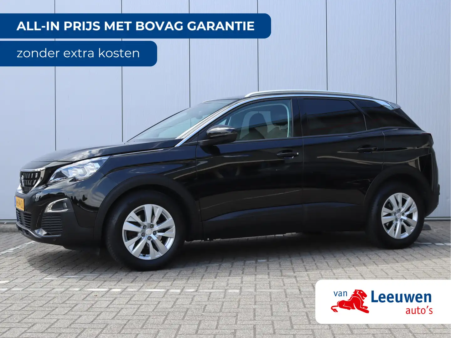 Peugeot 3008 1.2 PureTech | Navigatie | Stoelverwarming | Achte Zwart - 1