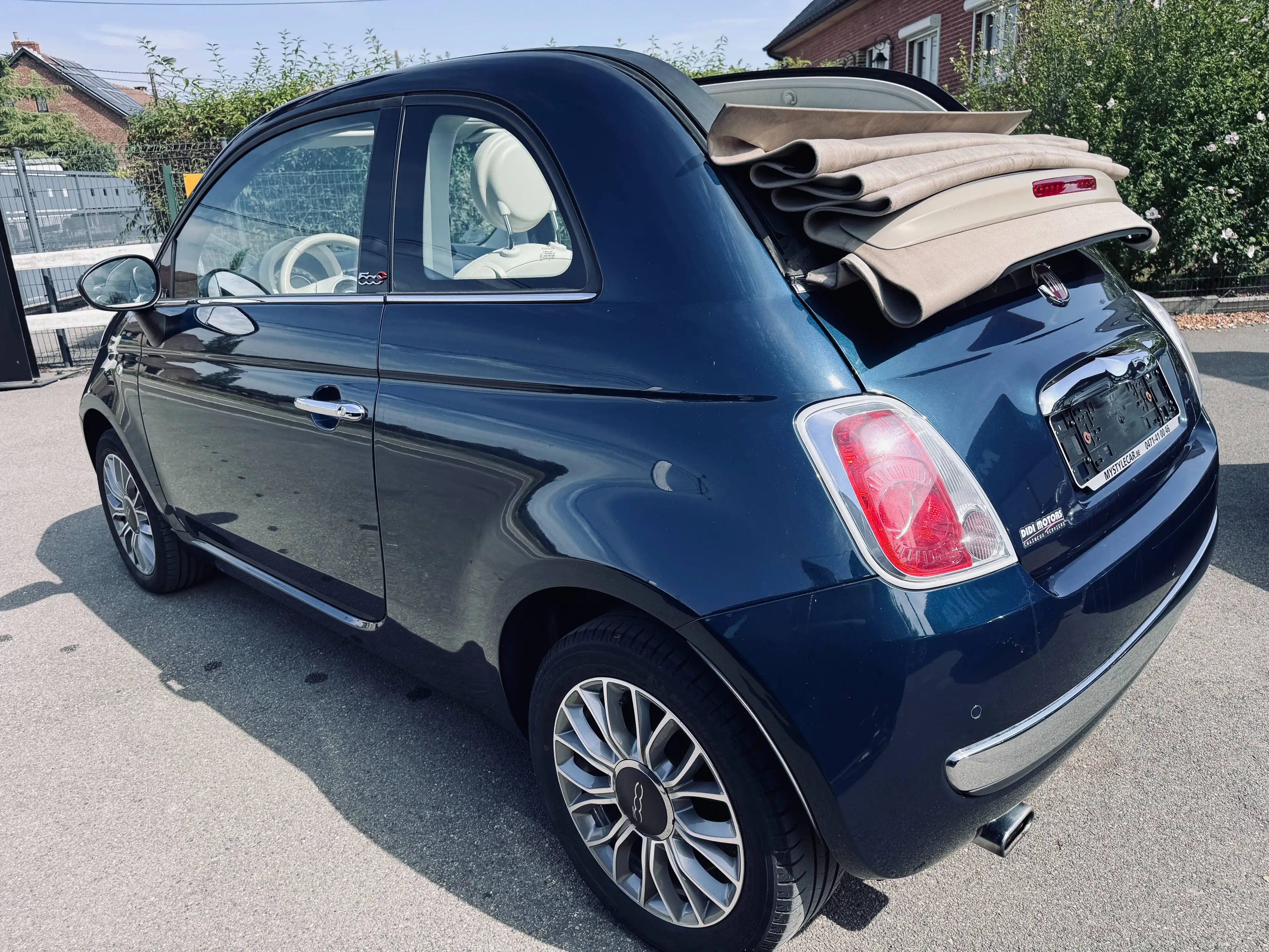 Fiat 500C 500C 1.2i Cabriolet, Climatisation, Garantie 1 An