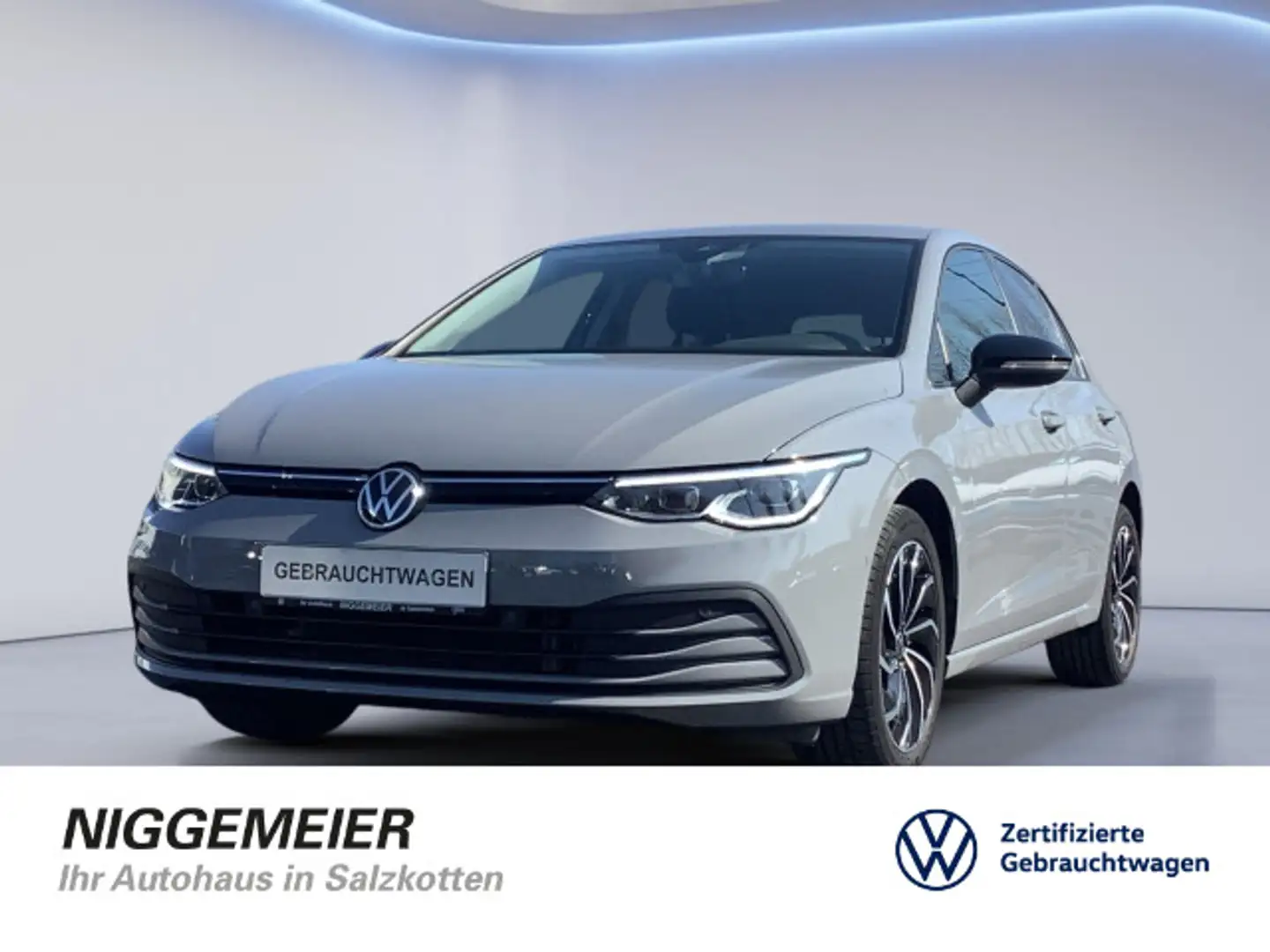 Volkswagen Golf VIII 1.5TSI UNITED NAVI+LED+KAMERA+ACC Gris - 1