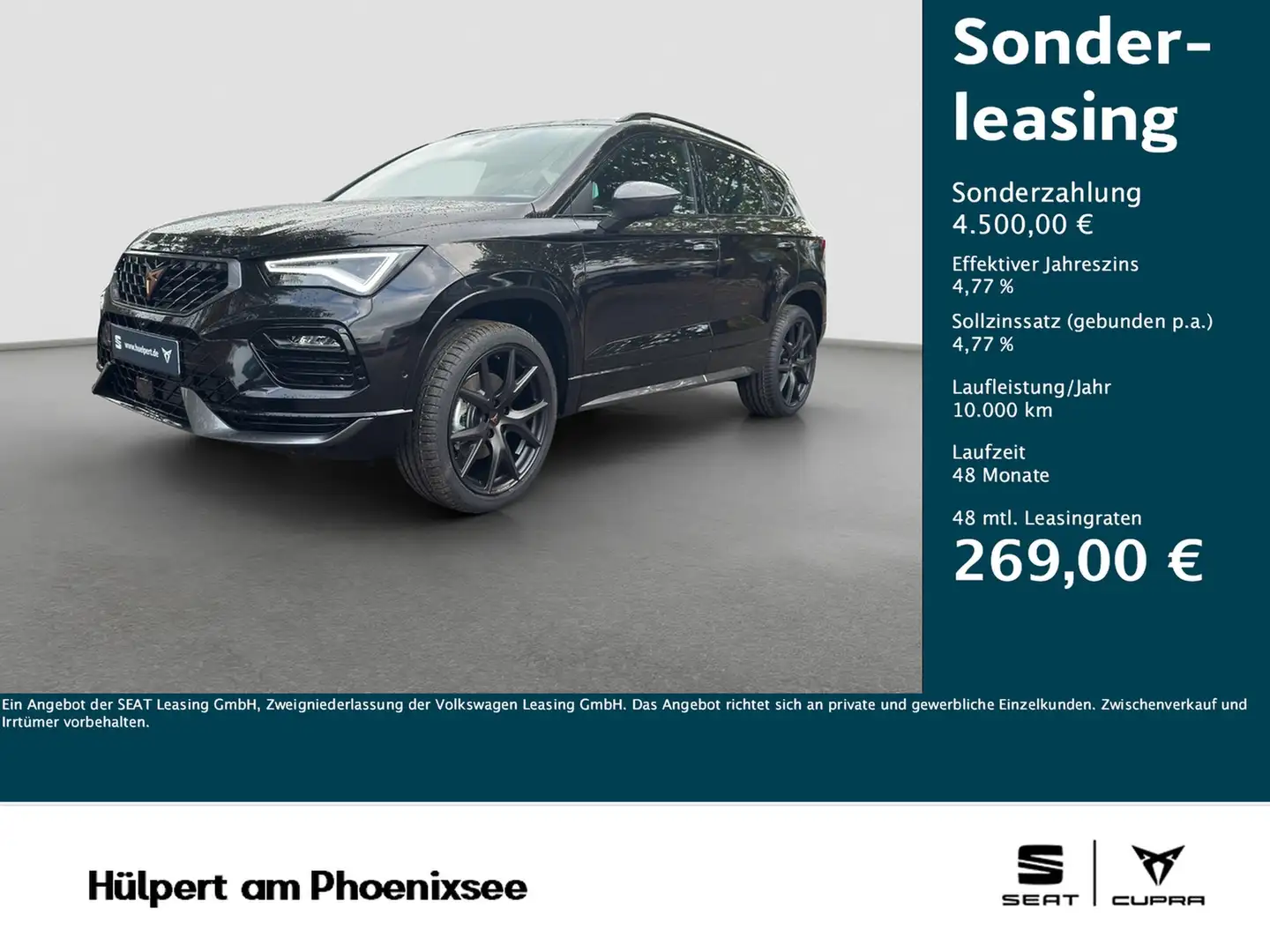 CUPRA Ateca 1.5 DSG AHK NAV ACC 19LM SHZ KEYLESS Noir - 1