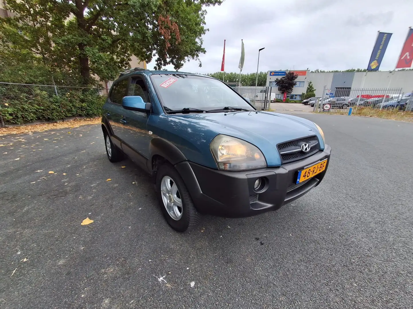 Hyundai TUCSON 2.0i Dynamic FIJNE HOGE INSTAP EN GOEDKOOP Bleu - 2