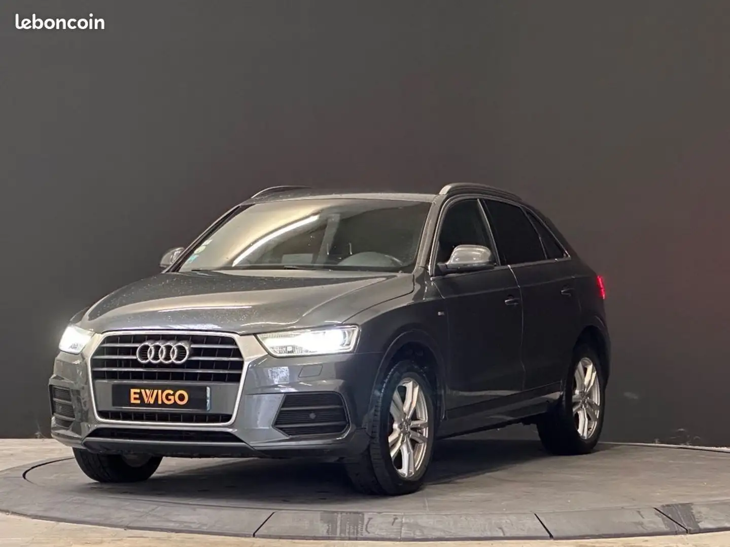 Audi Q3 2.0 tdi 120ch s-line Gris - 1