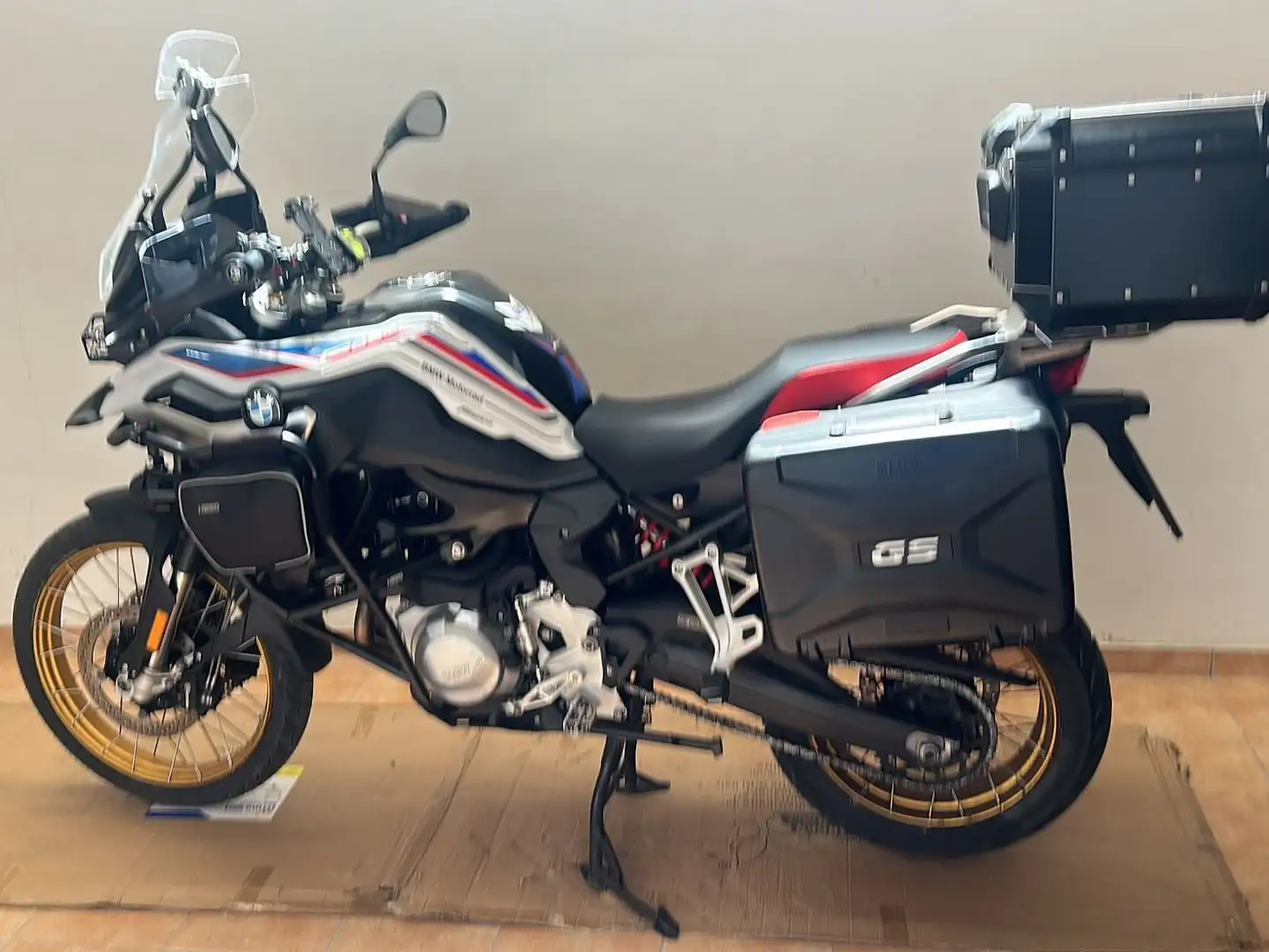 BMW F 850 GS Enduro stradale Bleu - 1