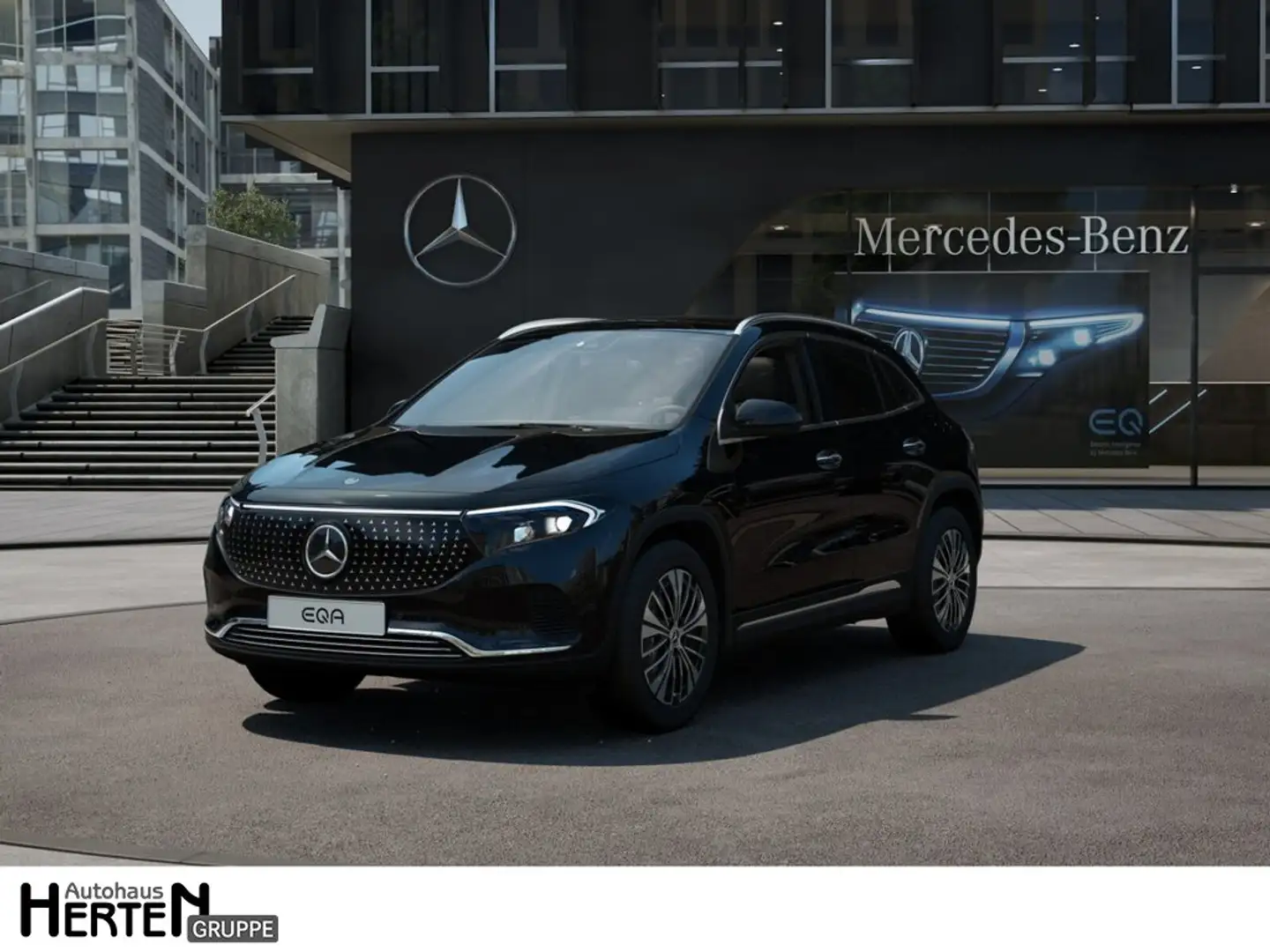 Mercedes-Benz EQA 300 4M+ELECTRIC ART+PANO+R-KAMERA+WUNTER-P.+ Schwarz - 1