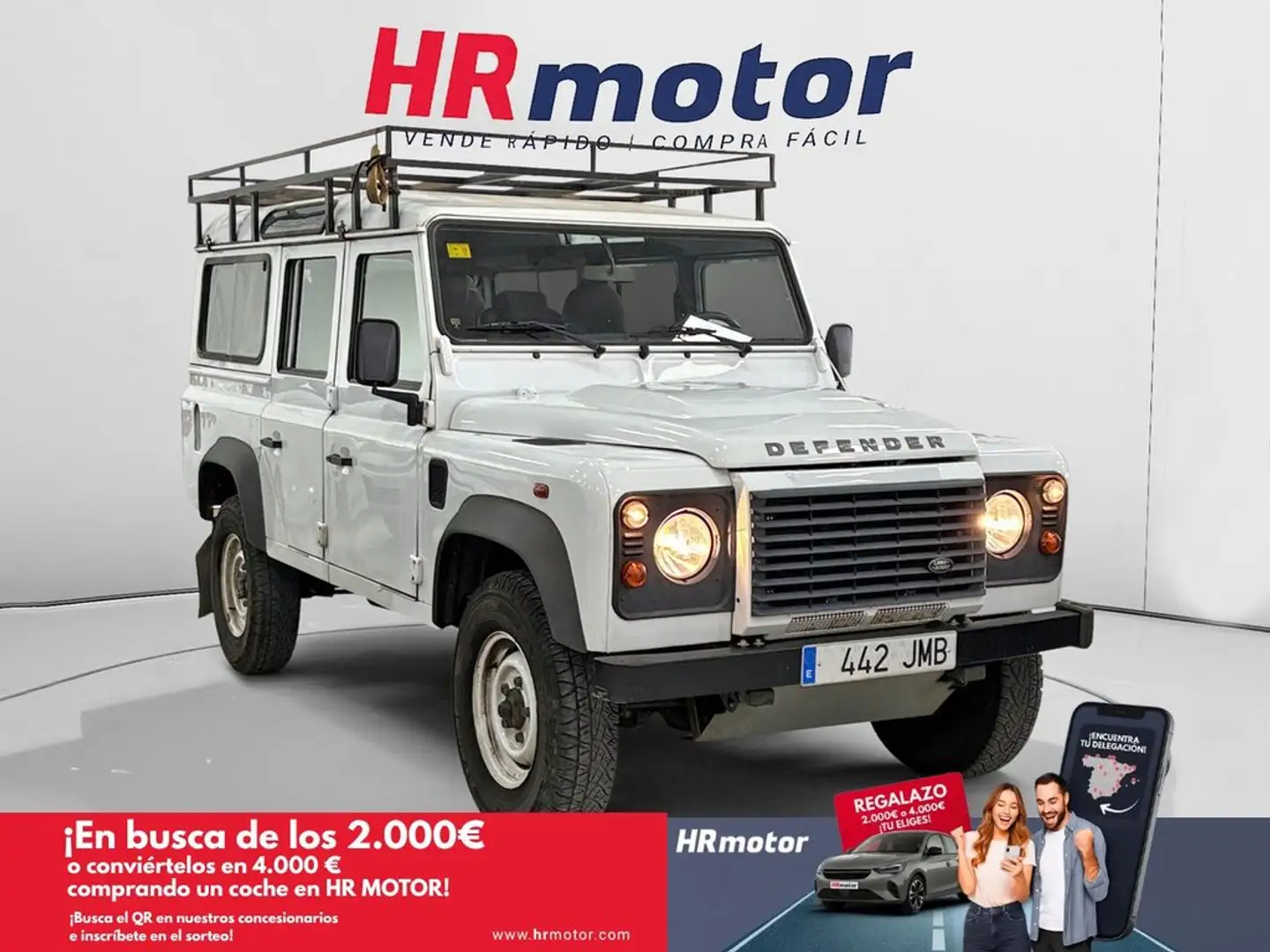 Land Rover Defender 110 TD4 E Blanc - 1