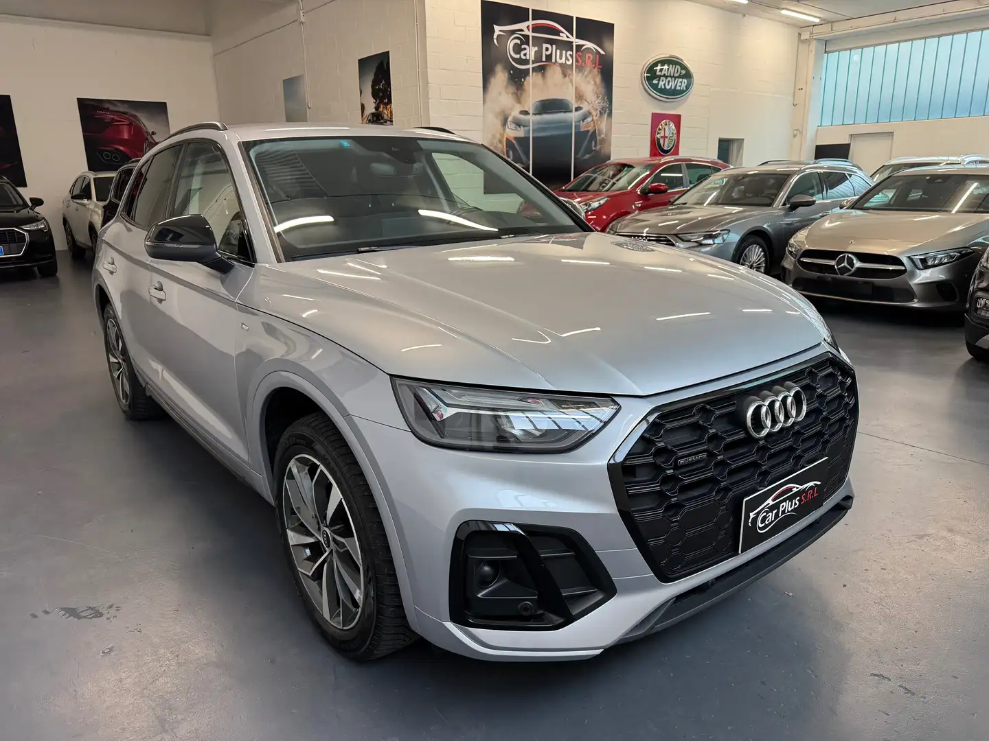 Audi Q5 Q5 II 40 2.0 tdi mhev 12V S line quattro s-tronic Argento - 1