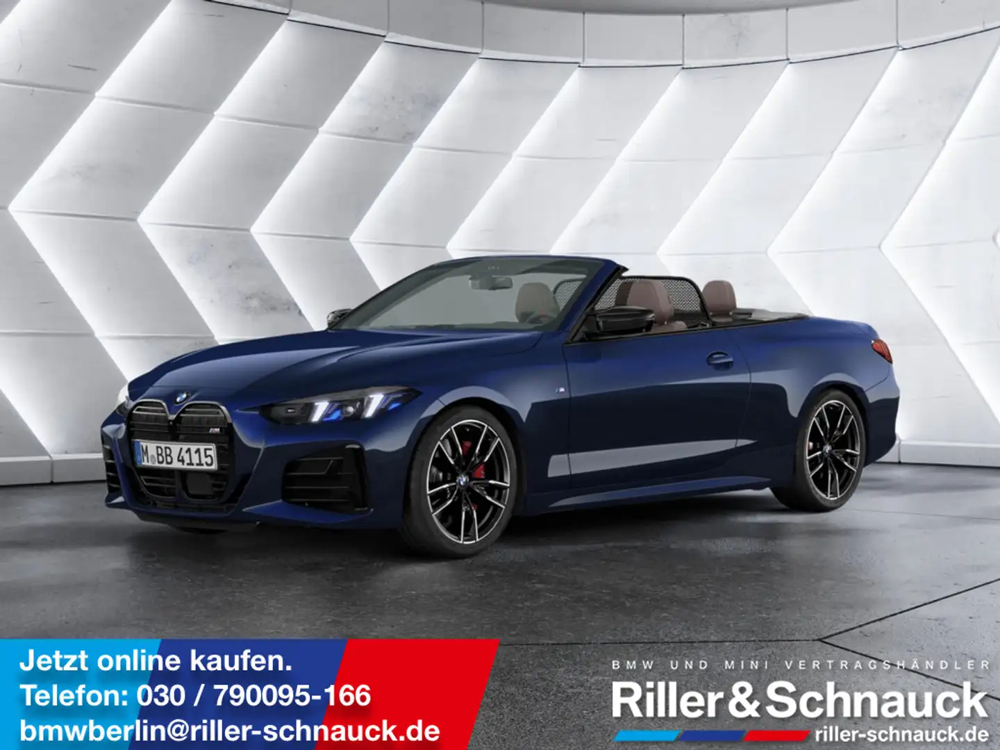BMW 440 Mi Cabrio xDrive NAVI ACC FACEL. LED 360° Blau - 1