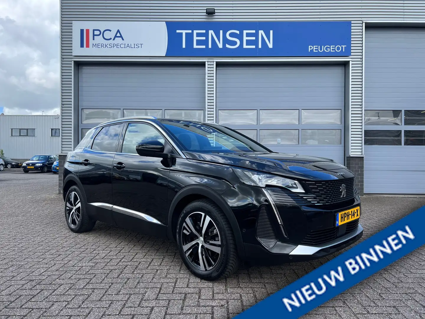 Peugeot 3008 1.6 HYbrid 225 GT | Navigatie | Electriche achterk Noir - 1
