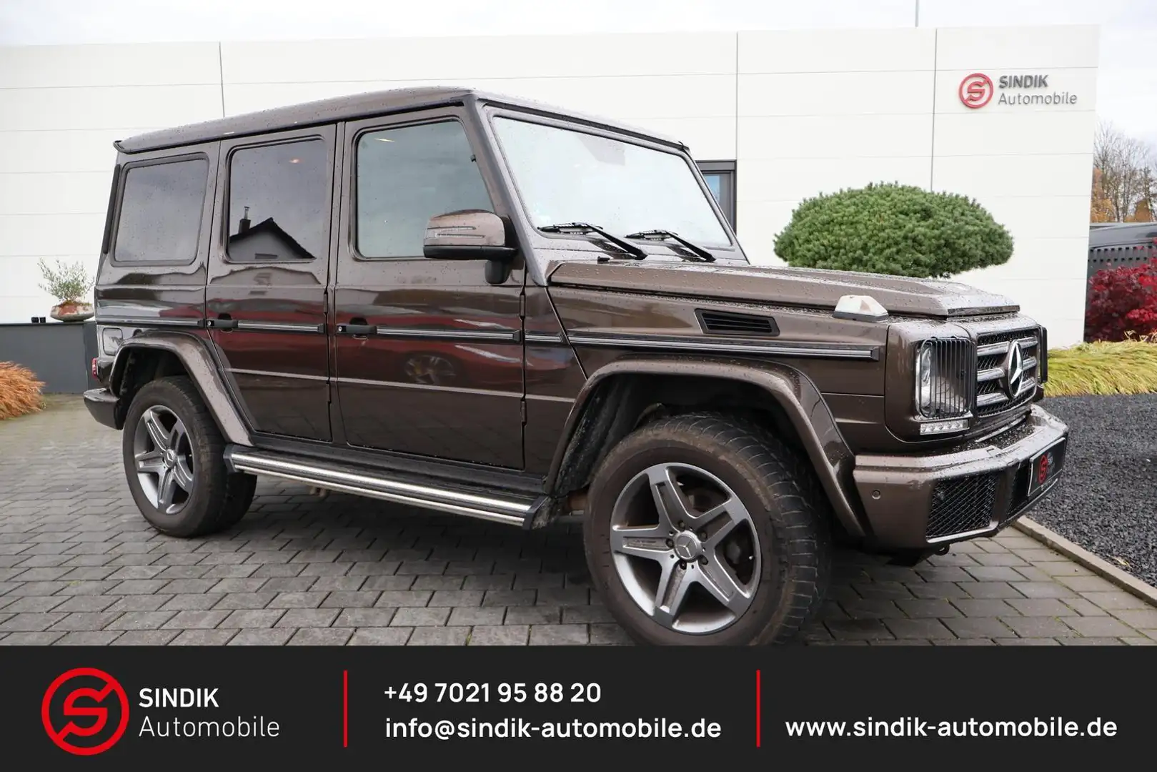Mercedes-Benz G 500 V8 SportPak DESIGNO-Comand-Kamera-AHK-SHD Braun - 1