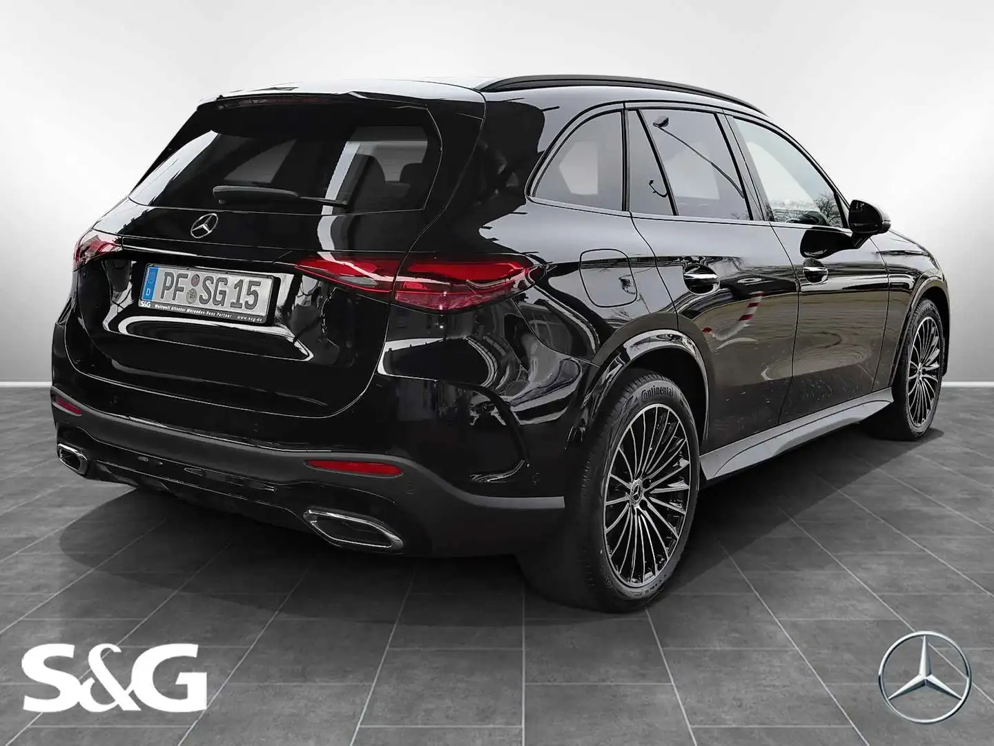 Mercedes-Benz GLC 450 d 4M AMG MBUX+DIG-LED+360°+AHK+Distronic Negro - 2