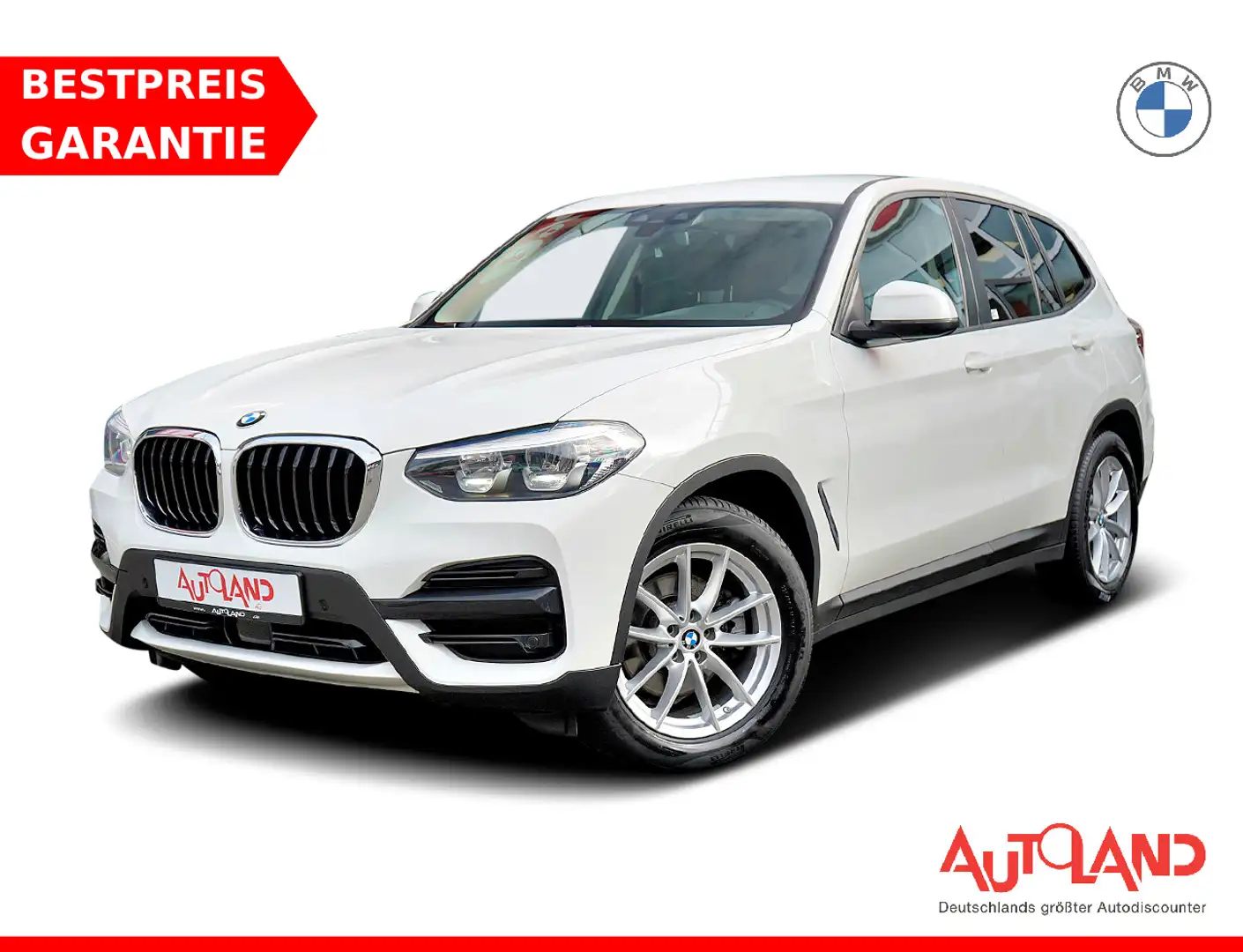 BMW X3 20d xDrive Advantage LED Navi ACC Sitzheizung Blanc - 1