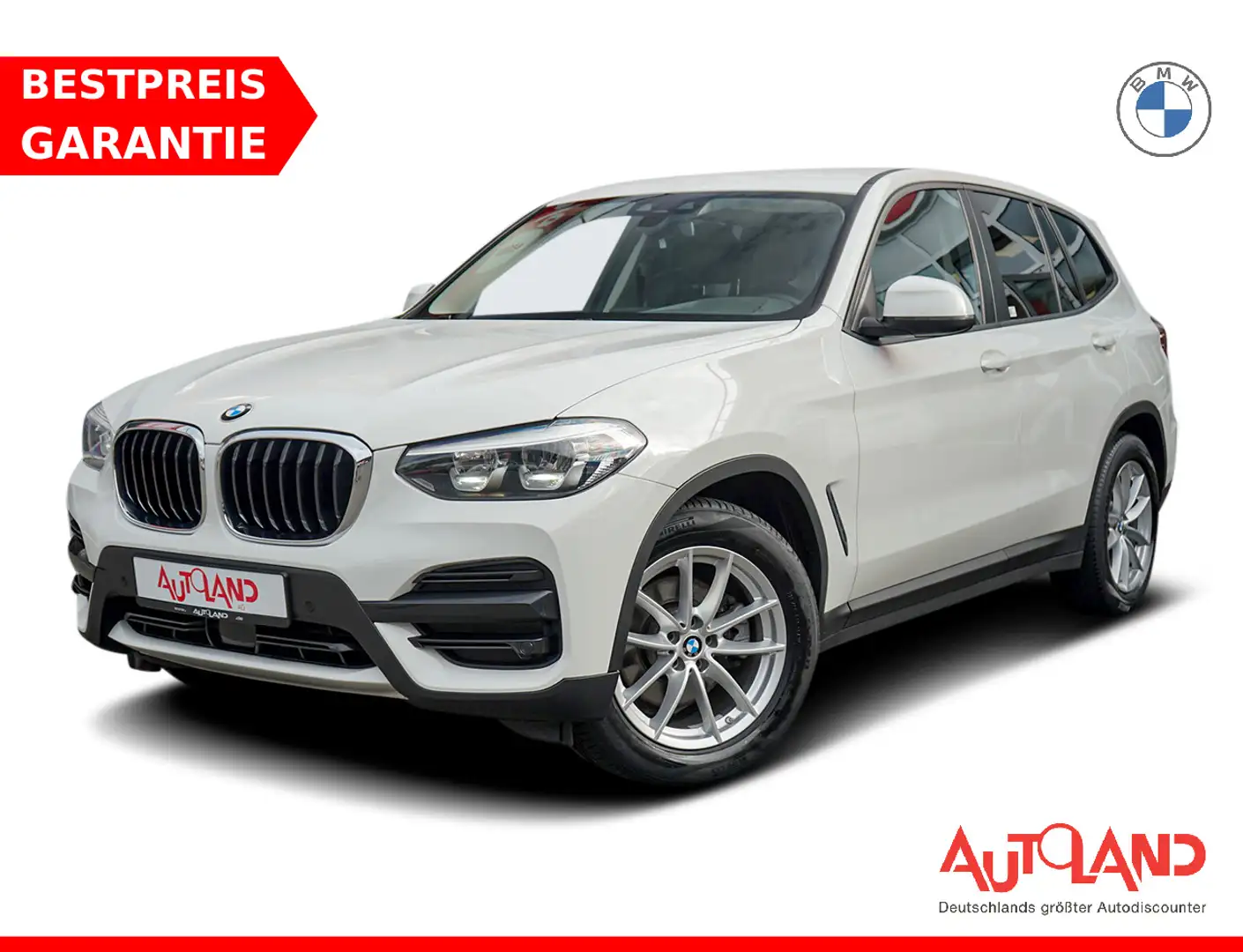 BMW X3 20d xDrive Advantage LED Navi ACC Sitzheizung Blanc - 1
