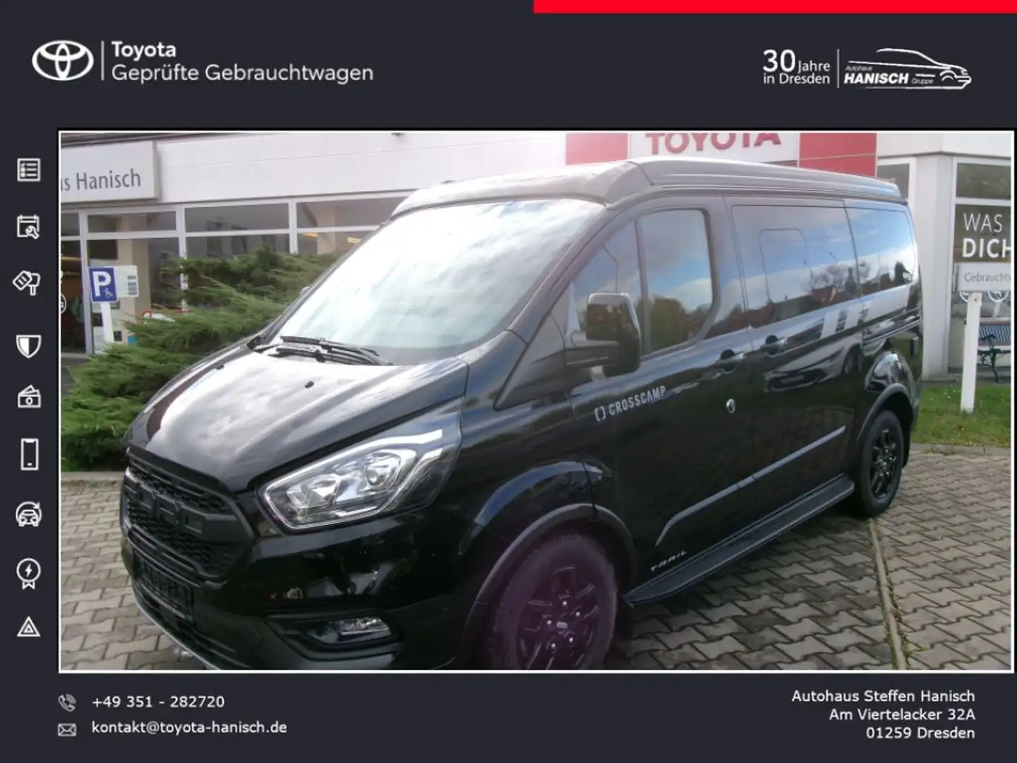 Ford Crosscamp 2.0l Globevan Trail  NW-83 Noir - 1