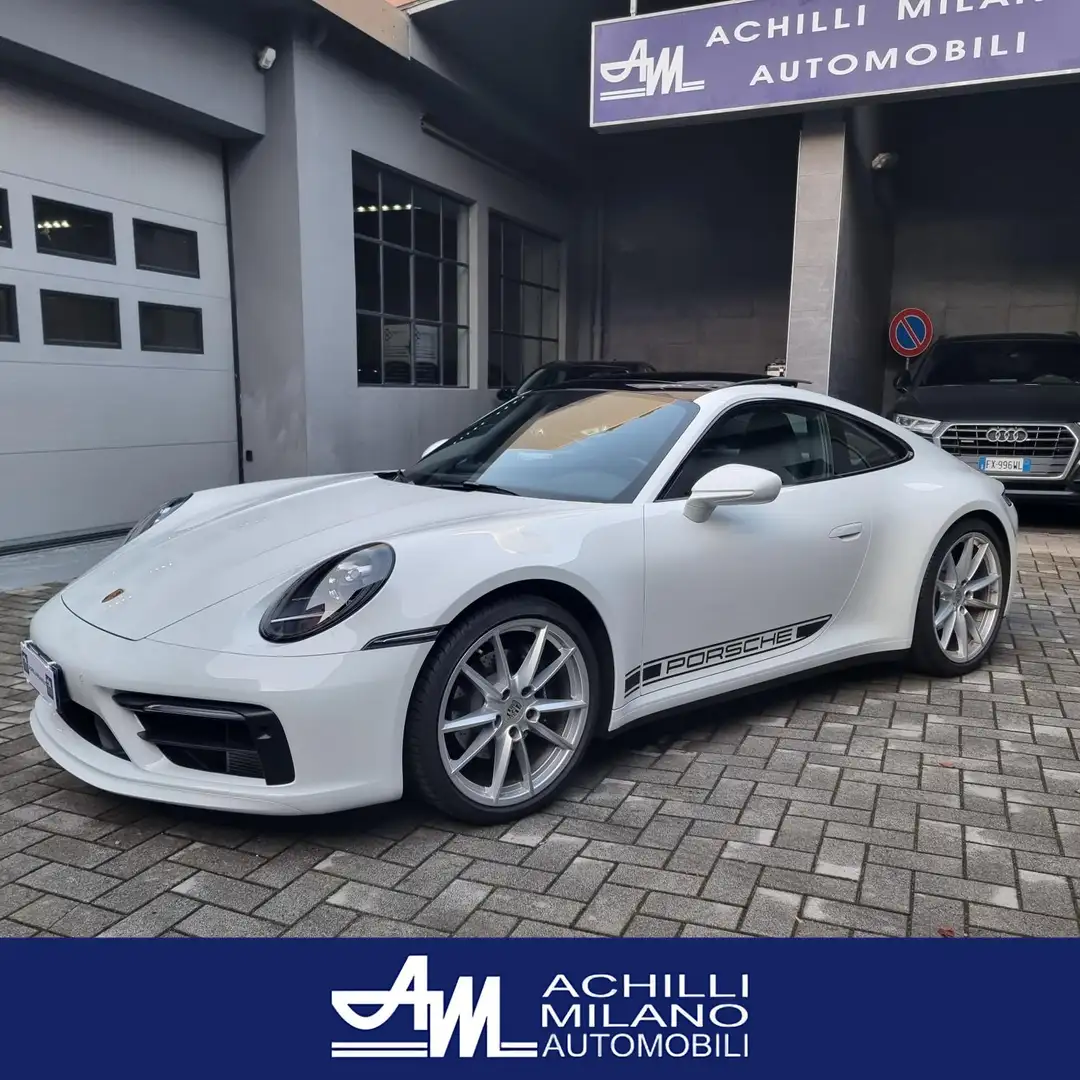 Porsche 992 911 3.0 Carrera SPORT DESIGN+PANORAMA Bianco - 1