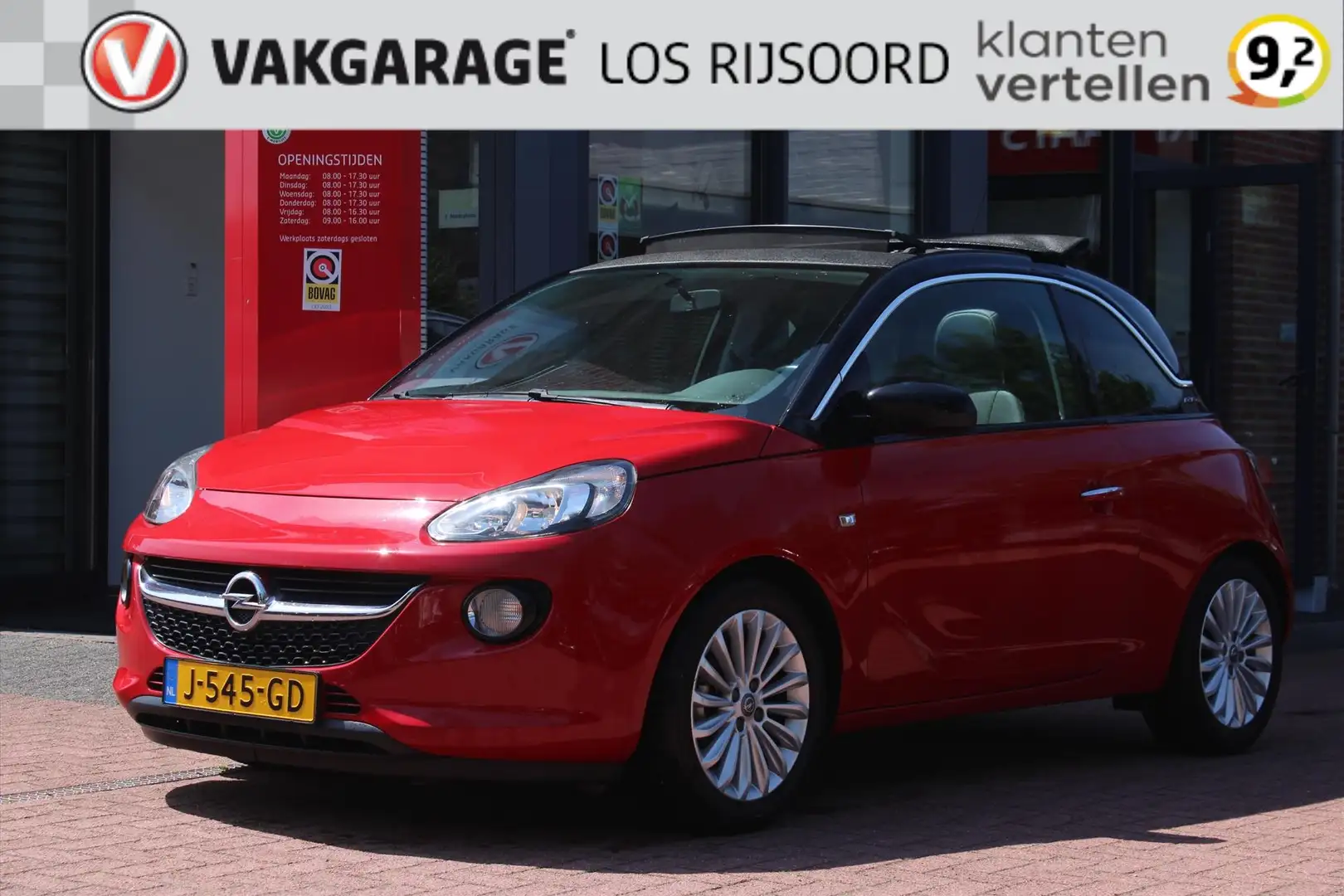 Opel Adam 1.0 Turbo *GLAM* | Cabrio | PDC | Cruise Control | Rood - 1