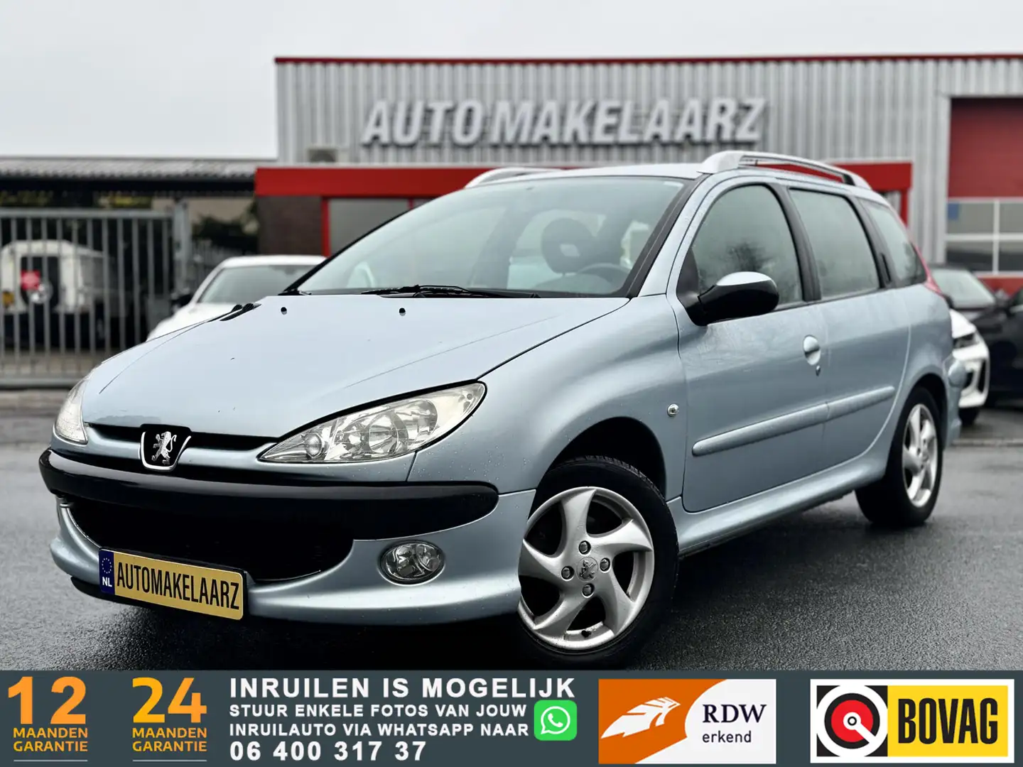 Peugeot 206 SW 1.6-16V Air-line 3 Gris - 1