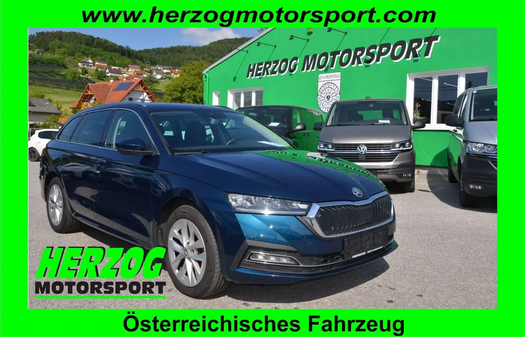 Skoda Octavia Octavia Combi Style LED VIRTUAL NAVI AHV 1. Besitz Blau - 1
