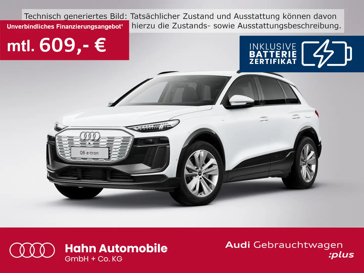 Audi Sonstige Q6 e-tron S-trc S line 360° LED+ Sportsitze Weiß - 1