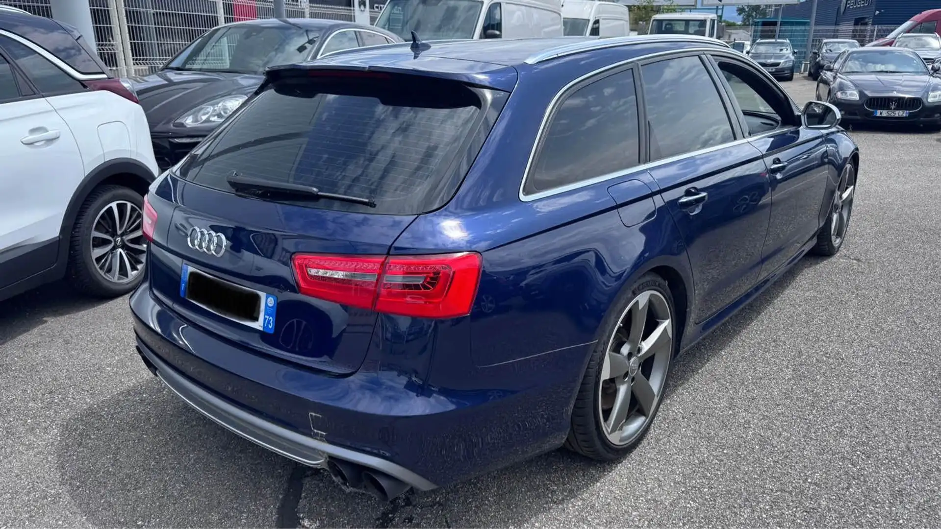 Audi S6 AVANT V8 4.0 TFSI 420 Quattro S tronic 7 Bleu - 2