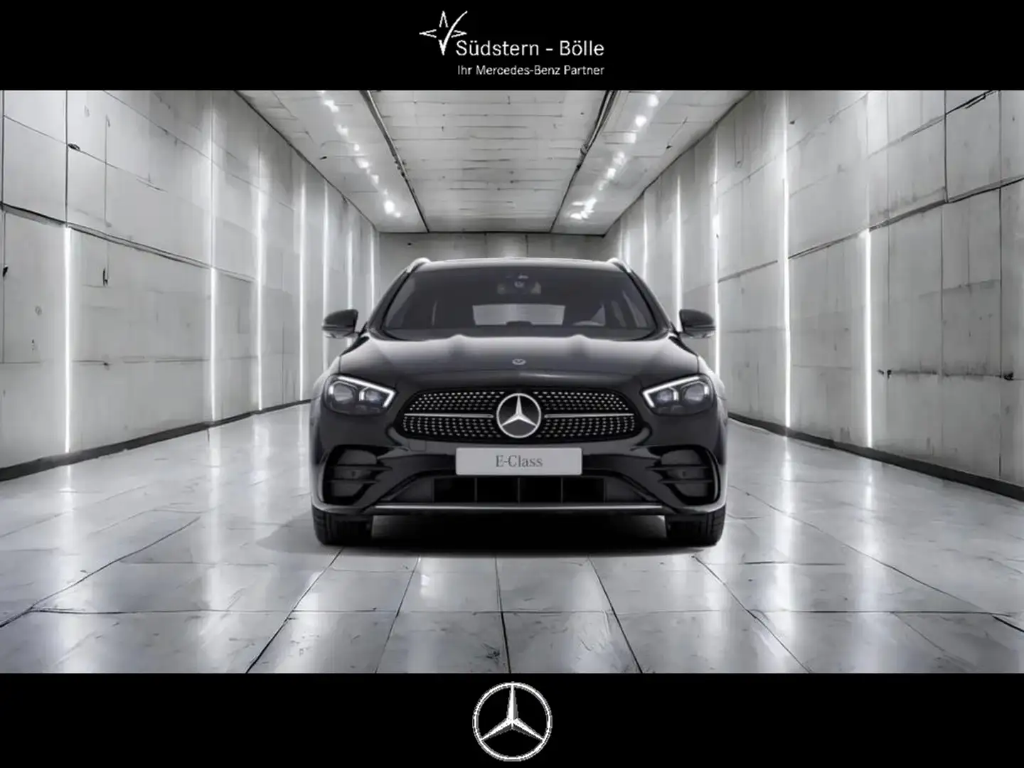 Mercedes-Benz E 400 d 4M T AMG+360°KAM+SCHIEBEDACH+MULTIBEAM Noir - 2