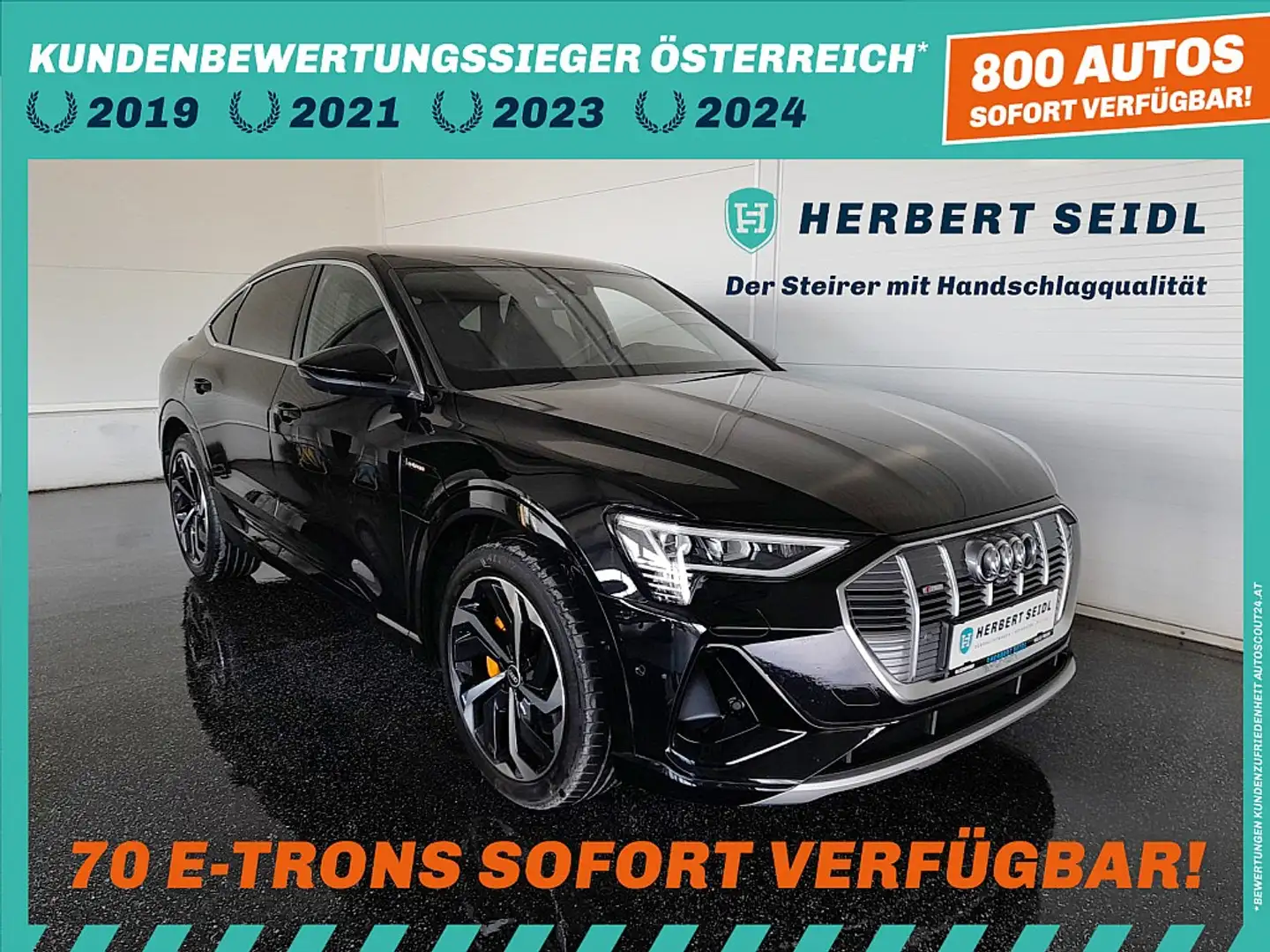 Audi e-tron SB 50 quattro  S-LINE *NP € 104.316,- / S-LINE ... Schwarz - 1