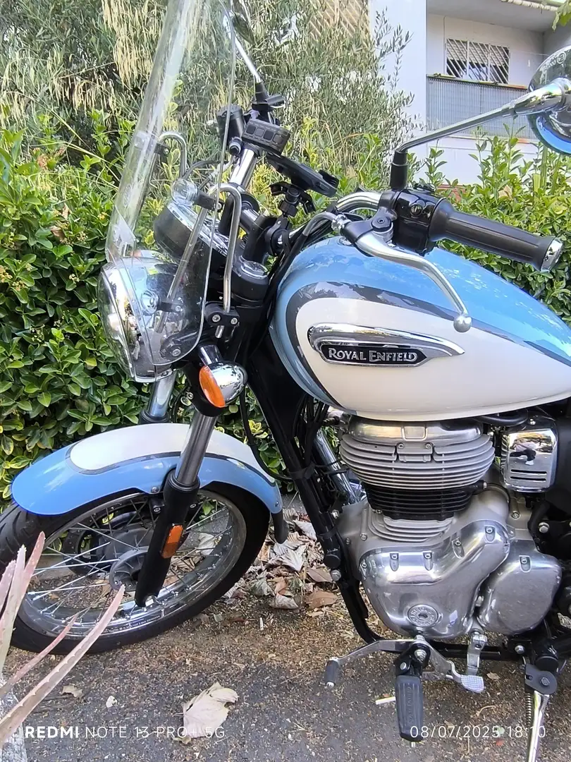 Royal Enfield Meteor 350 Aurora Albastru - 2