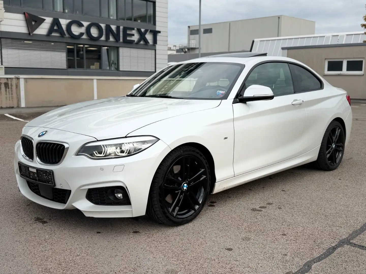 BMW 225 Coupe 225 d M Sport Weiß - 1