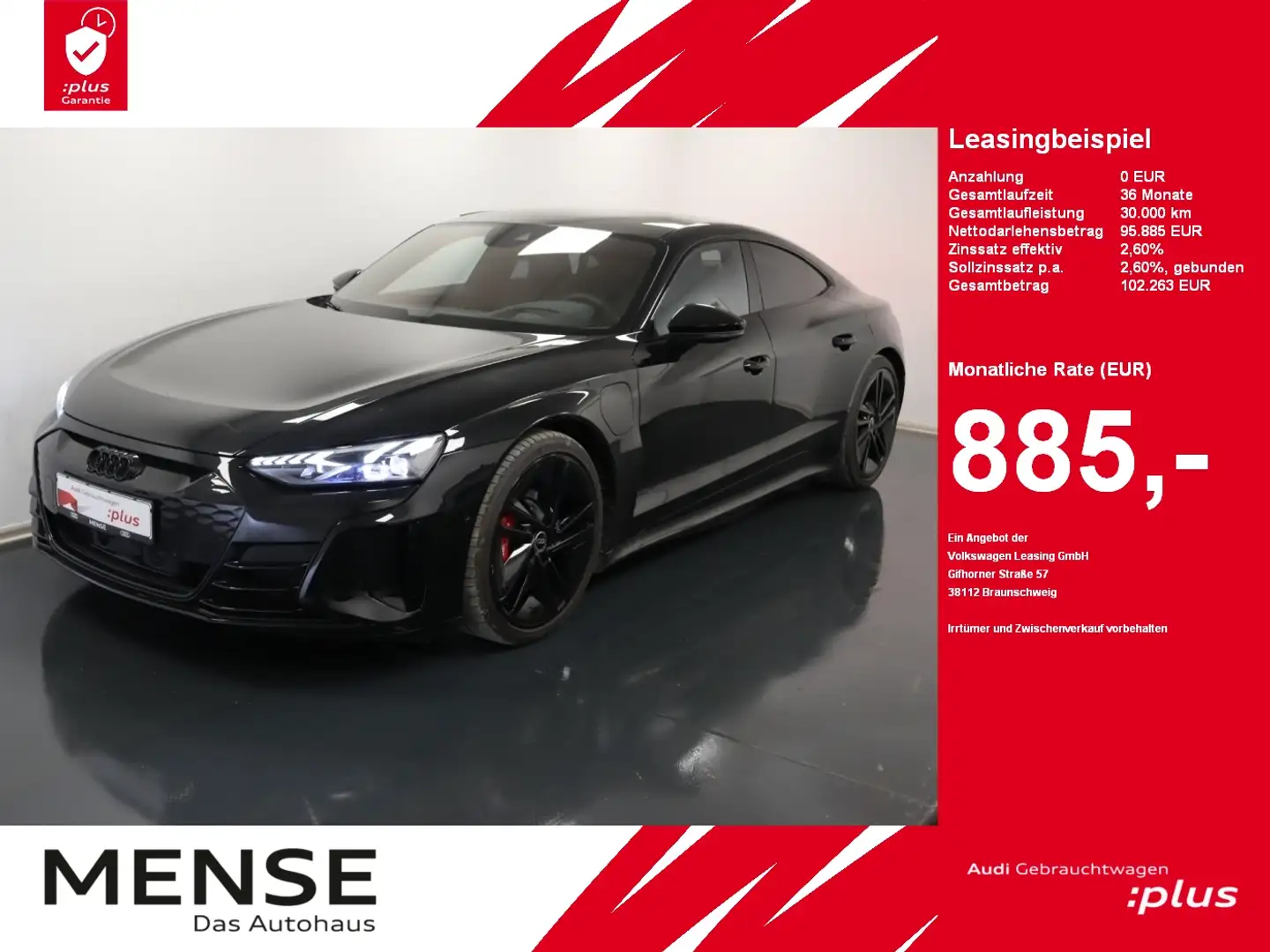 Audi e-tron GT |Matrix|Luft|ACC|WPumpe|STH|CarPlay|LM Czarny - 1