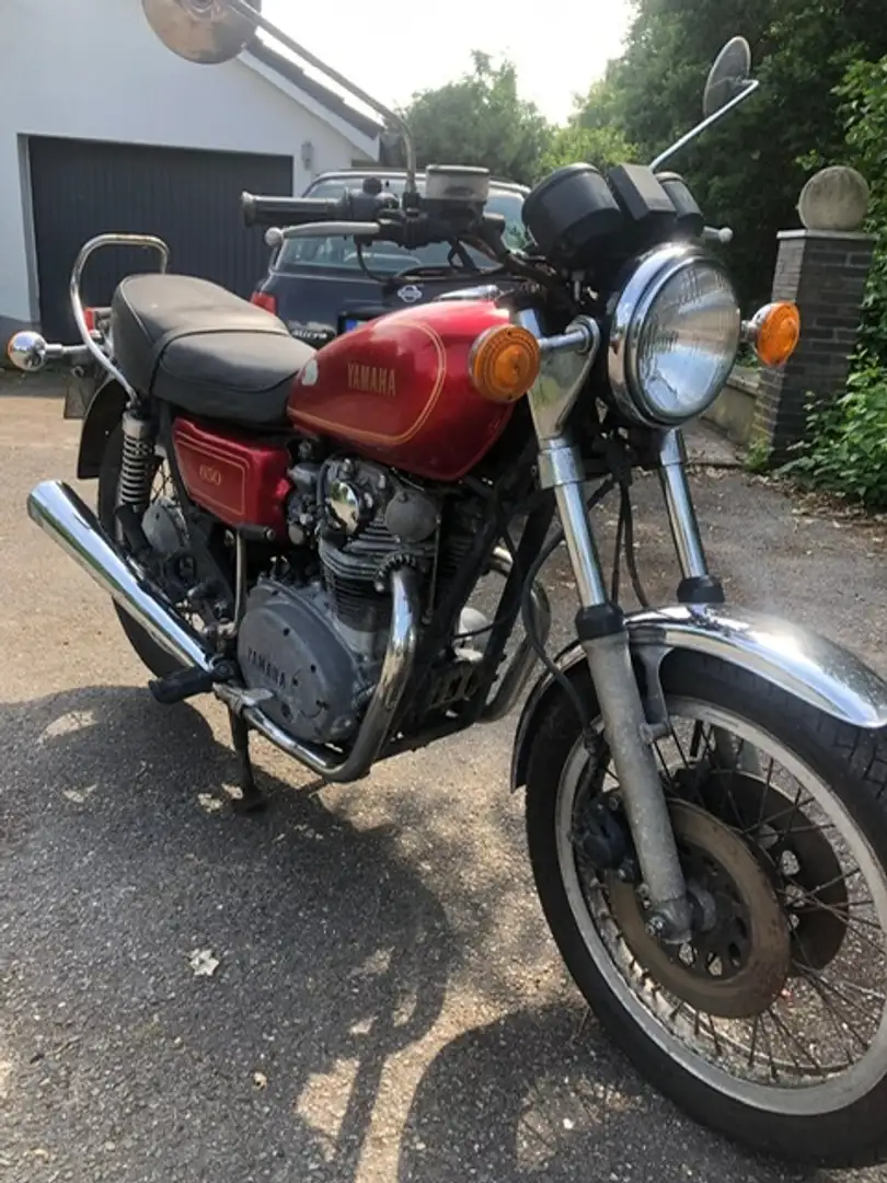 Yamaha XS 650 Rojo - 2