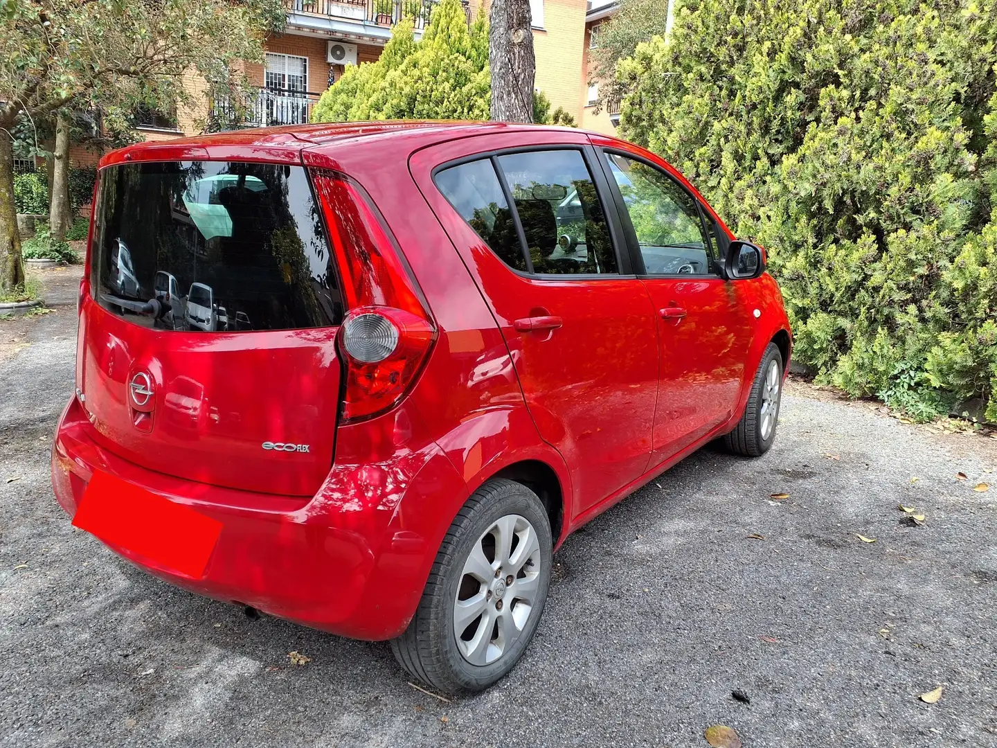 Opel Agila 1.0 12v EcoFlex 65cv Piros - 2