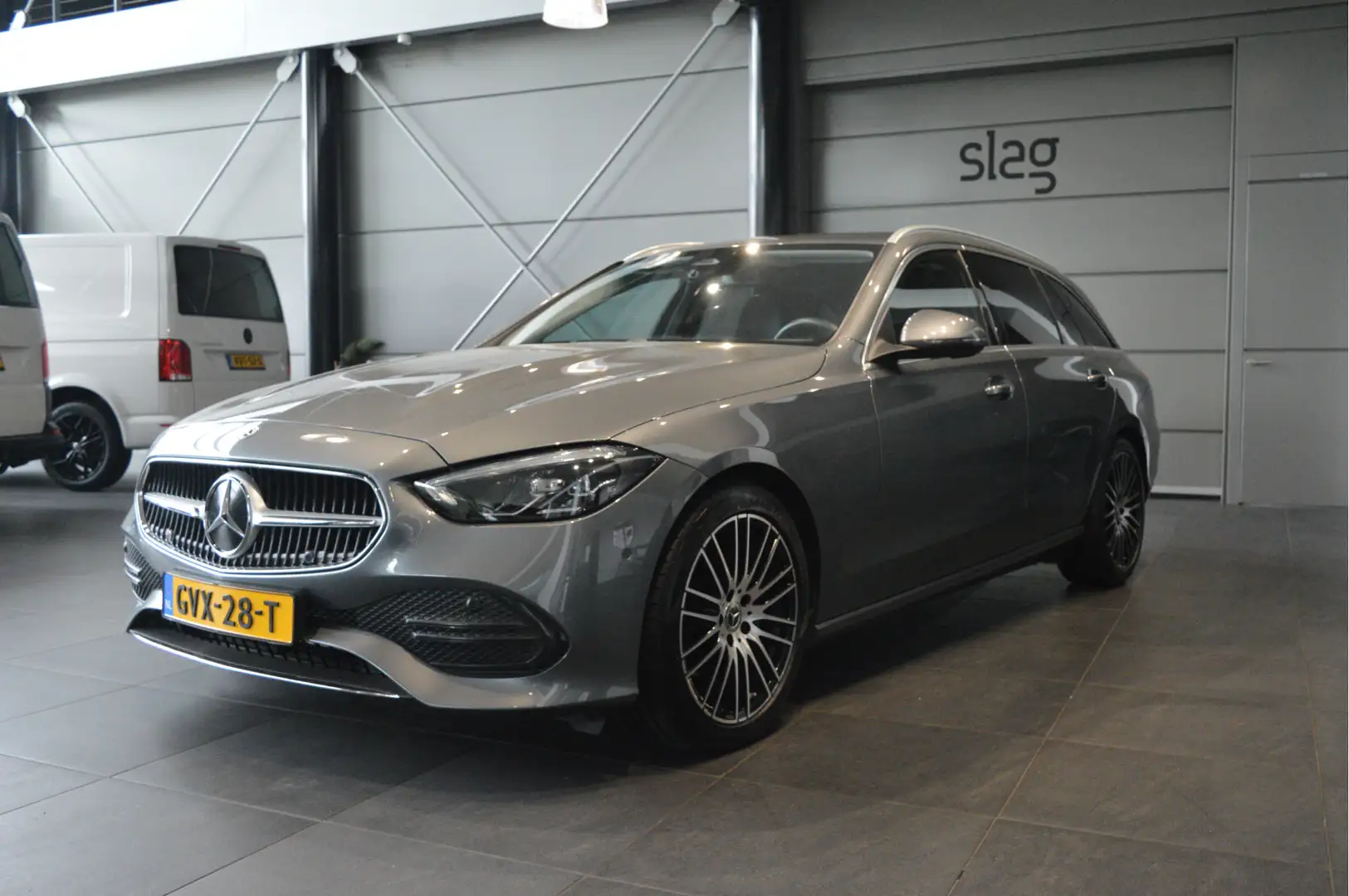 Mercedes-Benz C 180 Estate Luxury Line navi camera burmester 18 inch 1 Grijs - 2