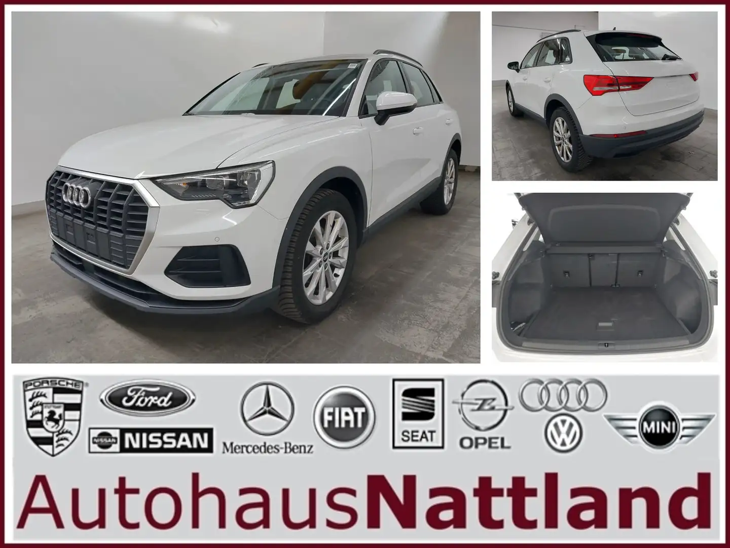 Audi Q3 35 TDI S tronic PDC Navi LED DAB VC 1.Hd. Weiß - 1