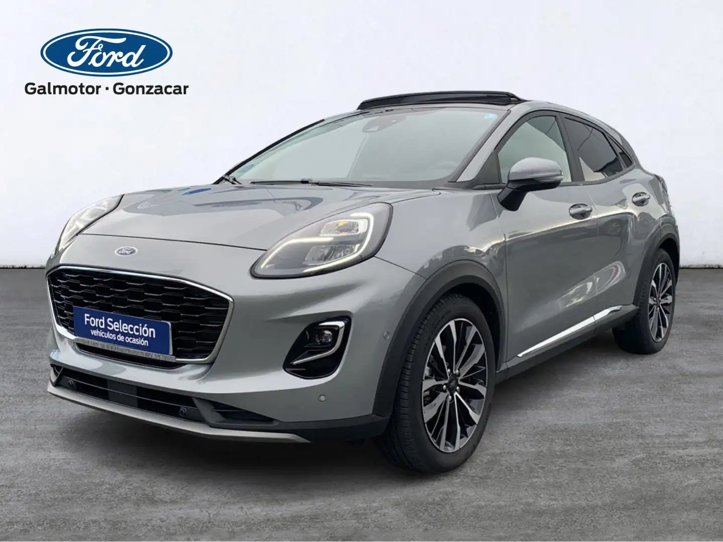Ford Puma 1.0 EcoBoost MHEV Titanium X Aut. 155 Plateado - 1
