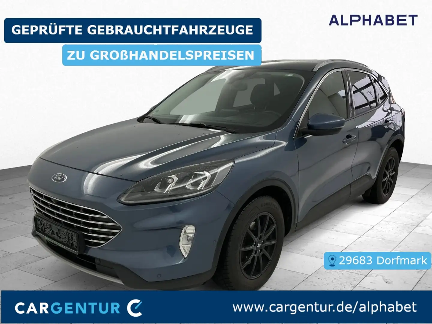 Ford Kuga 1.5 EcoBlue Titanium X B&O SpoSi StHz ACC Blau - 1