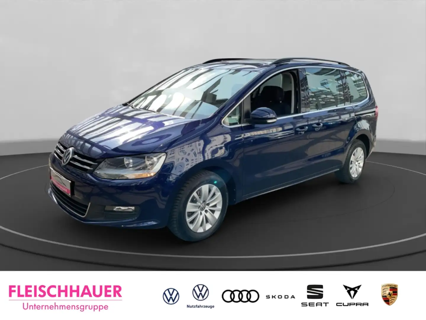 Volkswagen Sharan 1.4 TSI DSG AHK-klappbar Navi Klimaautom.  Ambient Blau - 1