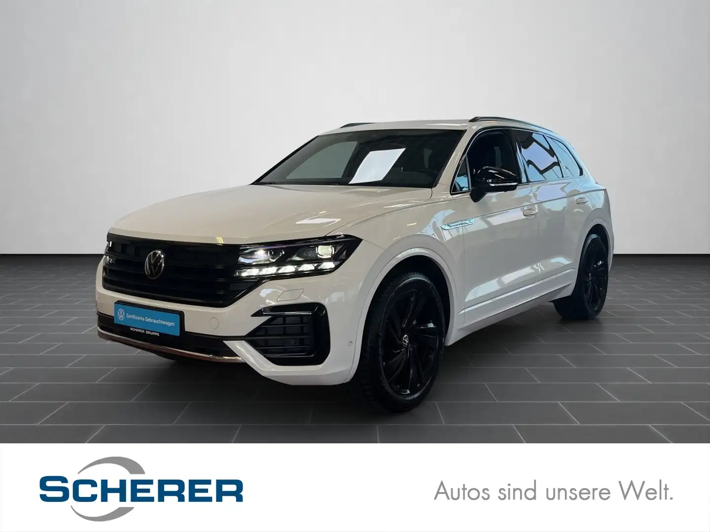 Volkswagen Touareg R-Line 3.0 TDI IQ-Light,Navi,ACC,AHK Weiß - 1