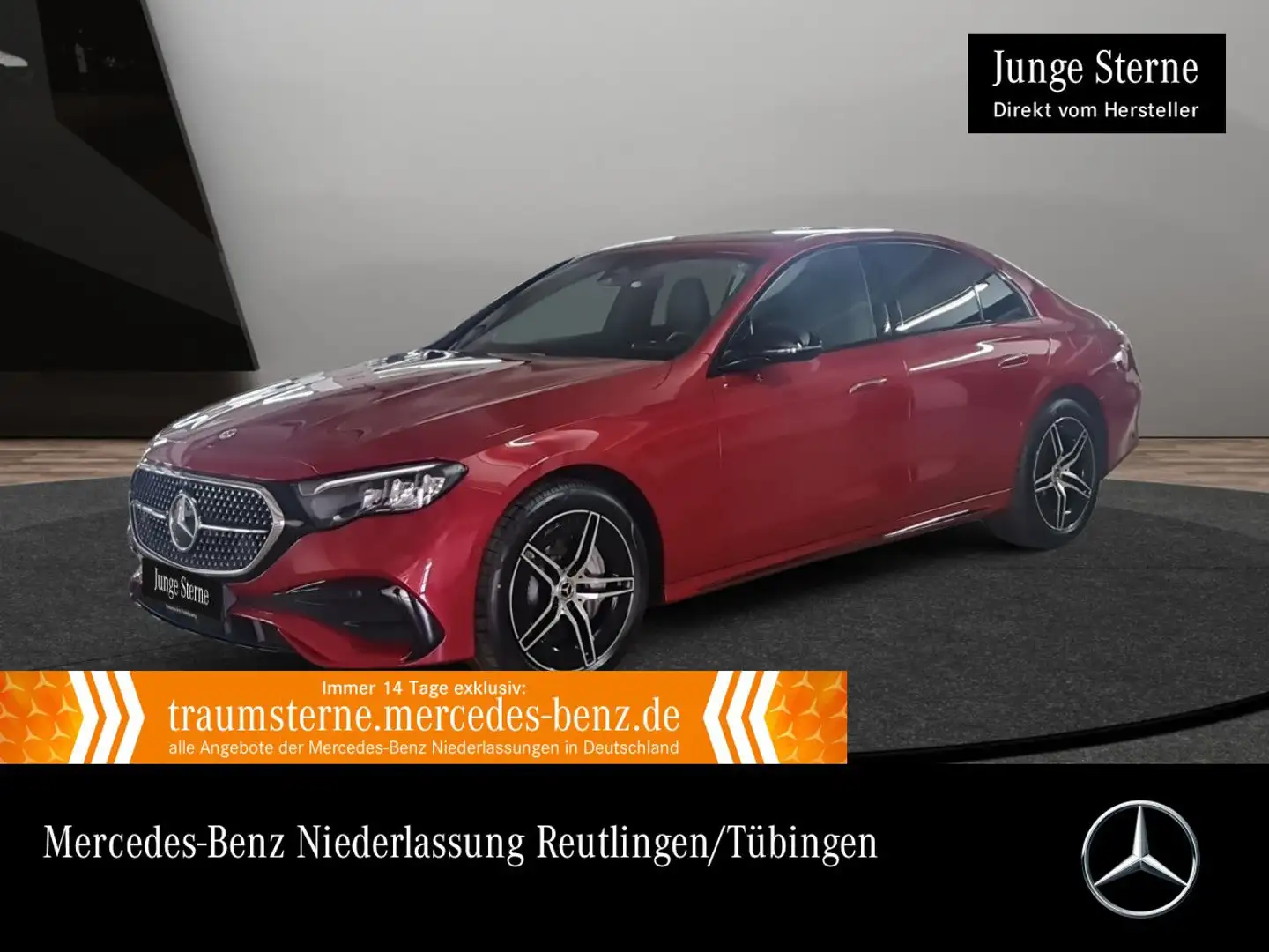 Mercedes-Benz E 300 e Hybrid AMG Distr. LED Night Kamera PTS 9G Rot - 1