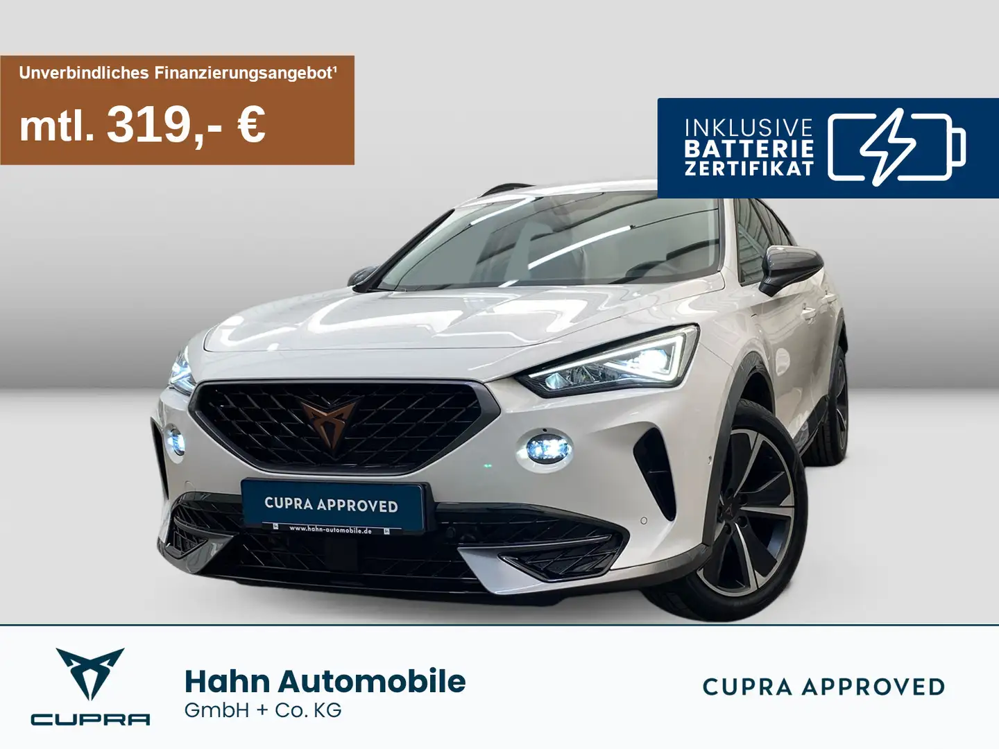CUPRA Formentor e-HYBRID 1.4TSI DSG Cam ACC LED APP-Co Weiß - 1